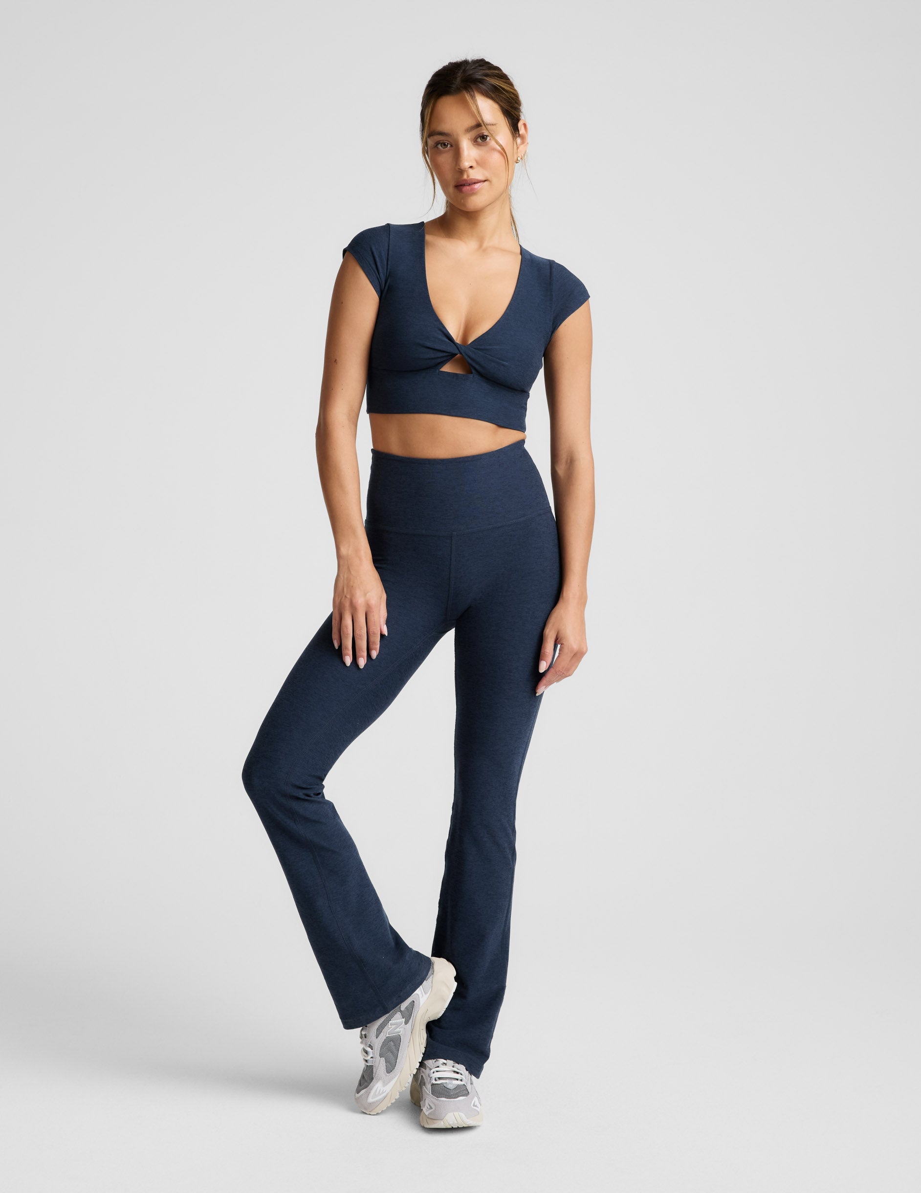 Beyond Yoga Spacedye Get It Twisted Cropped Tee Women's