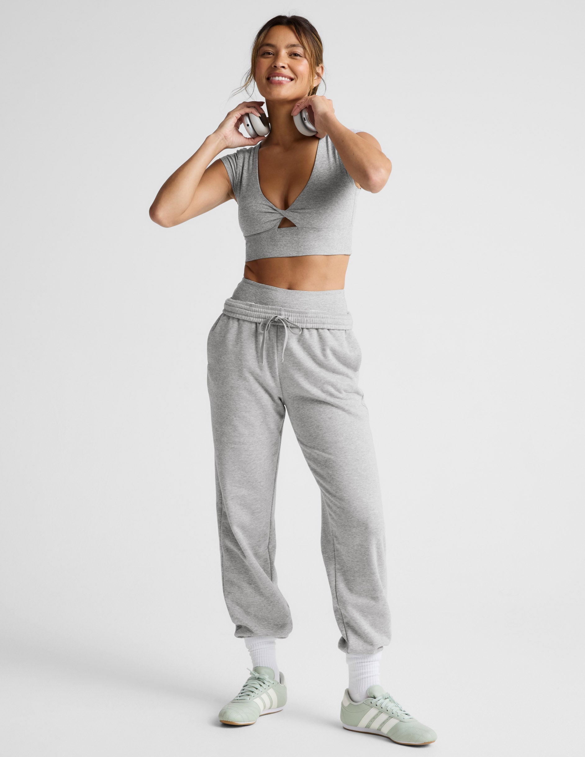Beyond Yoga Spacedye Get It Twisted Cropped Tee Women's