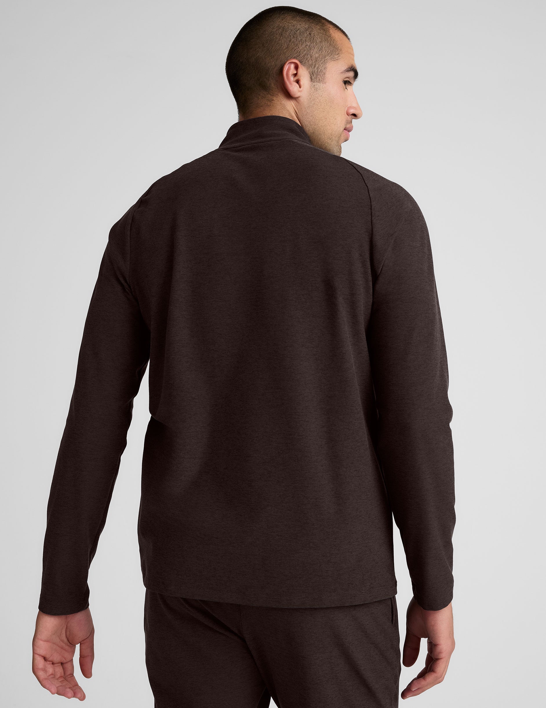Beyond Yoga Spacedye Terrain Mens Quarter Zip Pullover