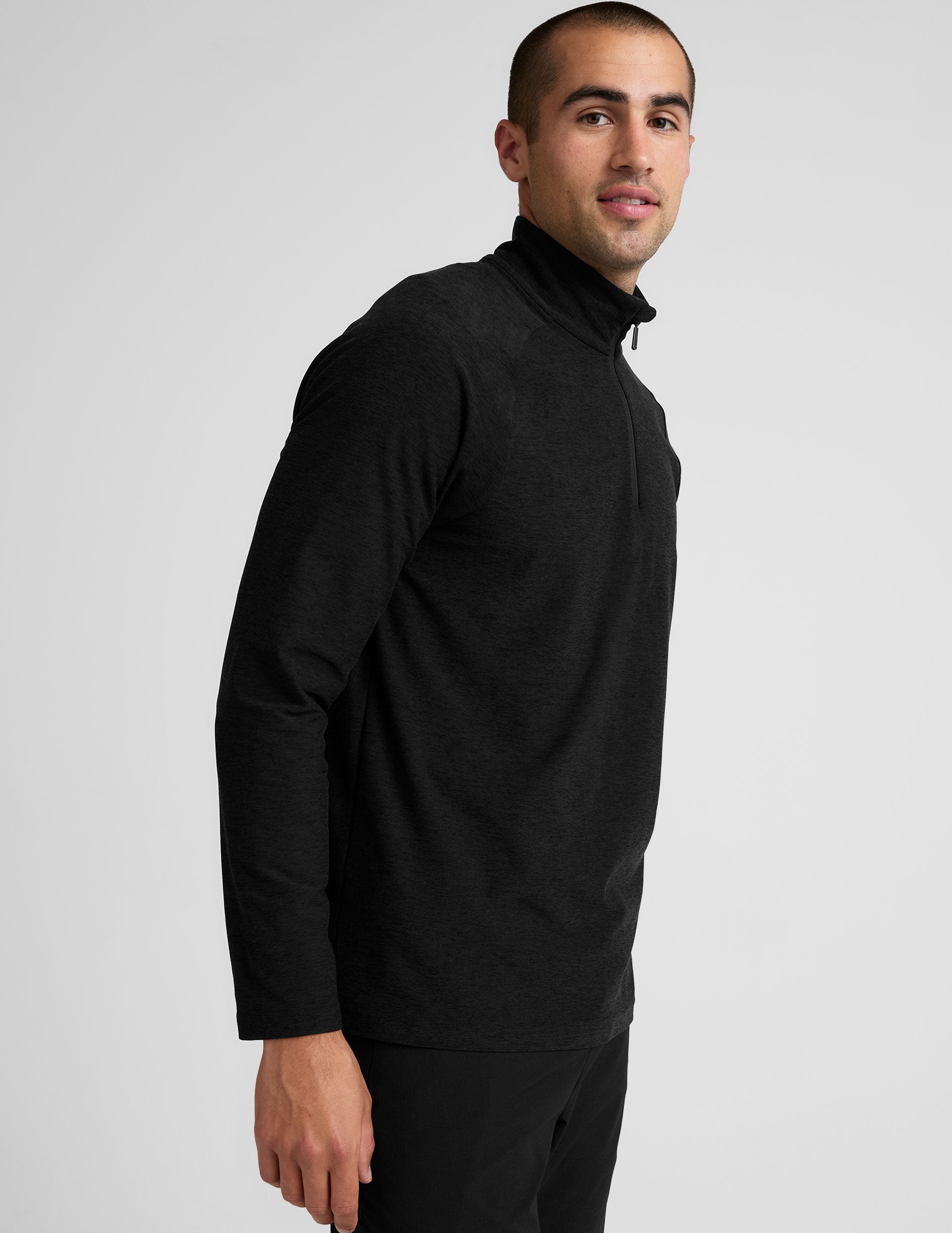 Beyond Yoga Spacedye Terrain Mens Quarter Zip Pullover