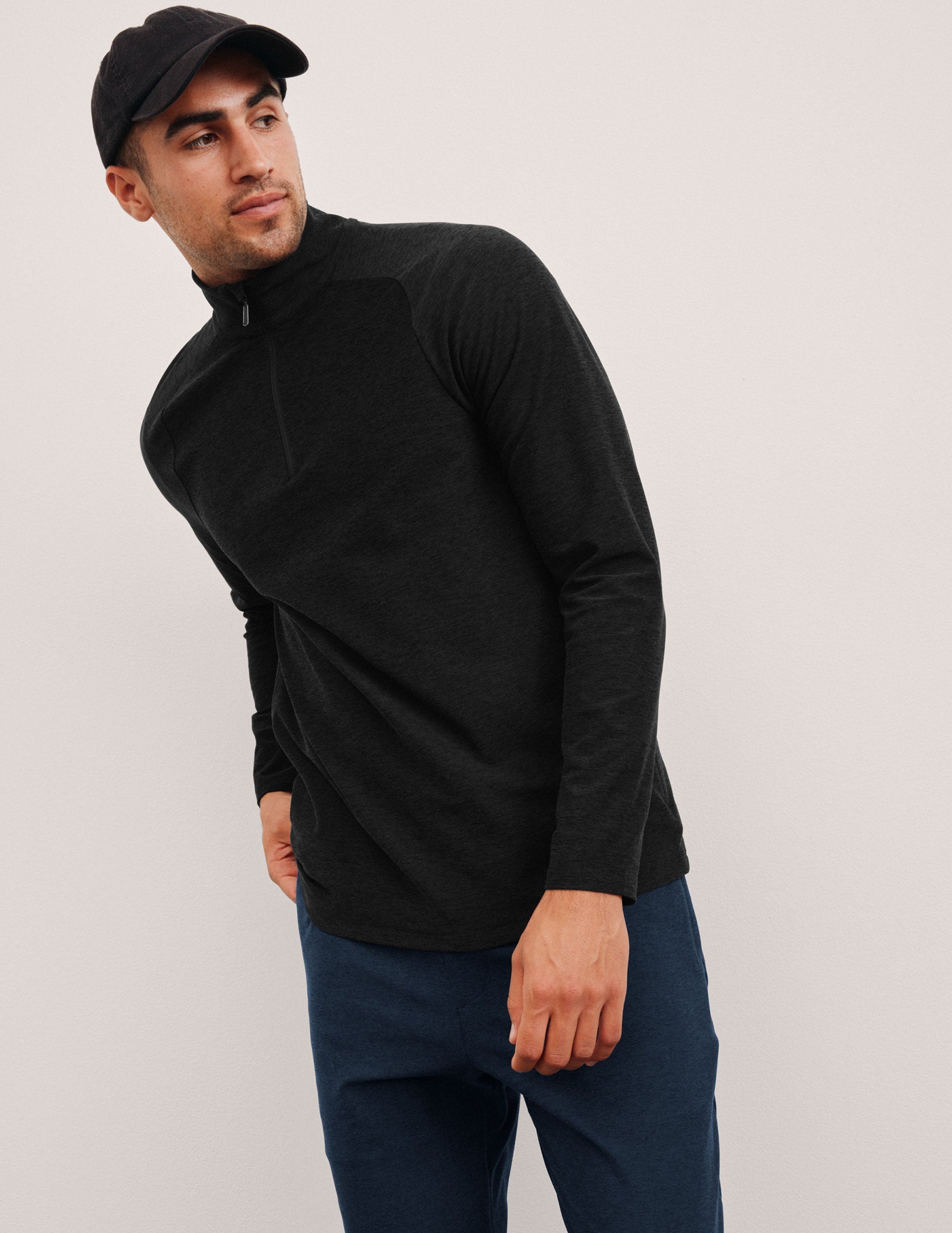 Beyond Yoga Spacedye Terrain Mens Quarter Zip Pullover