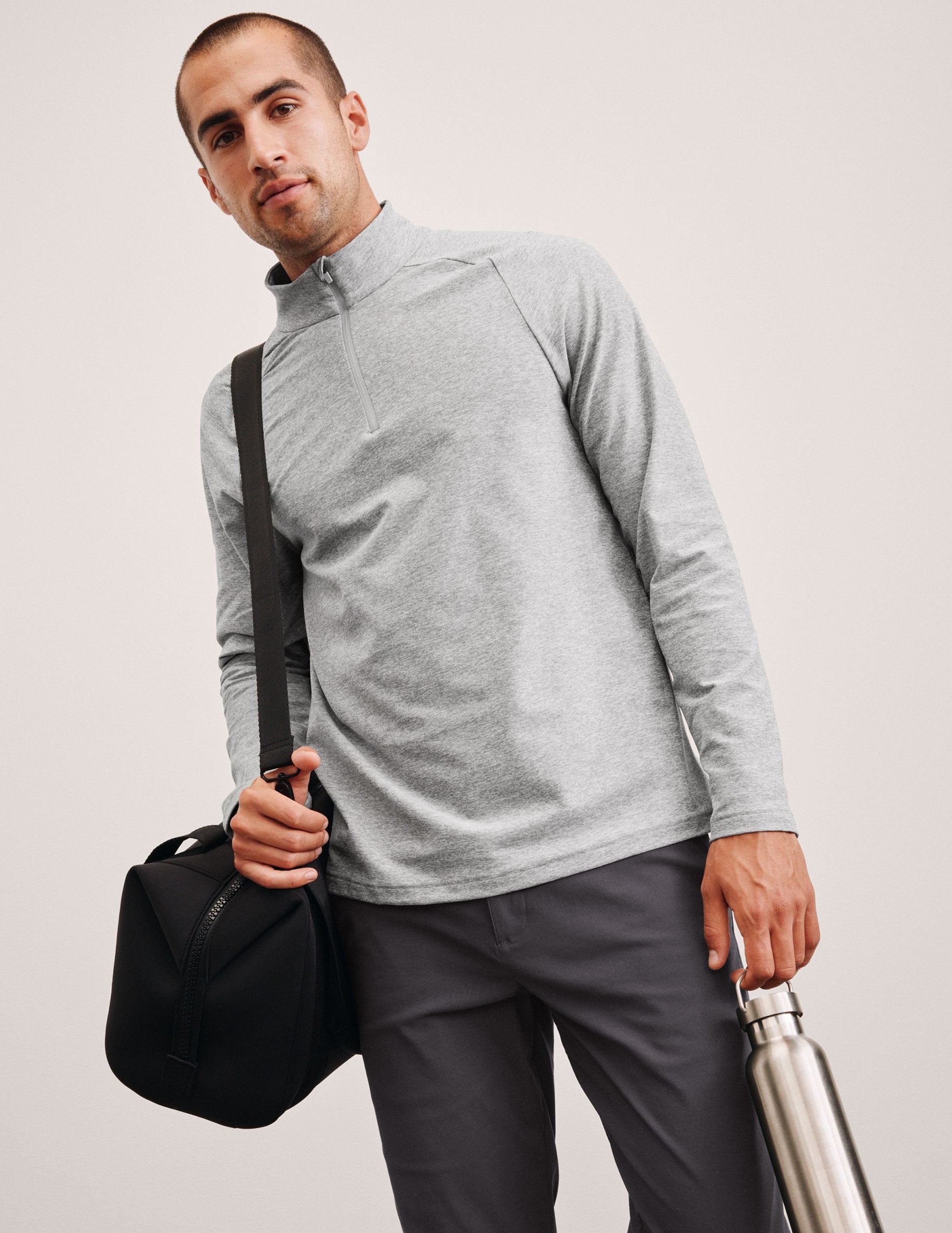 Beyond Yoga Spacedye Terrain Mens Quarter Zip Pullover