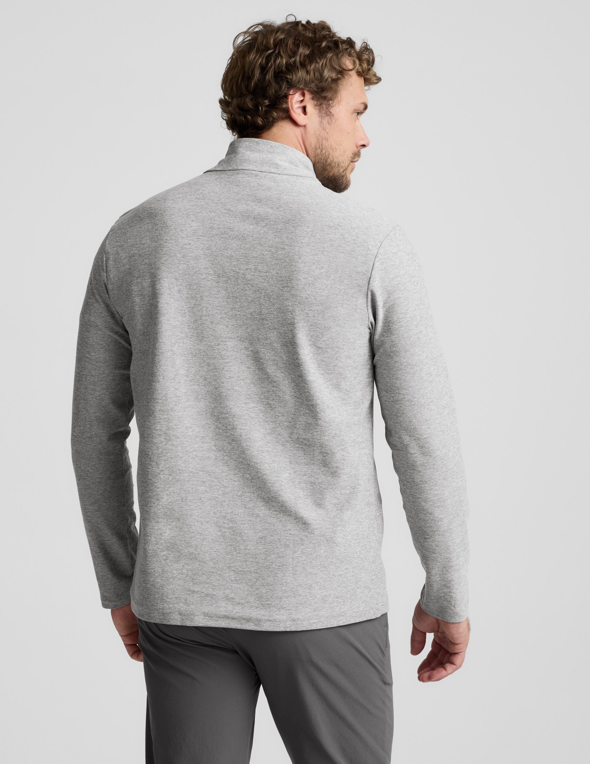 Beyond Yoga Spacedye Terrain Mens Quarter Zip Pullover