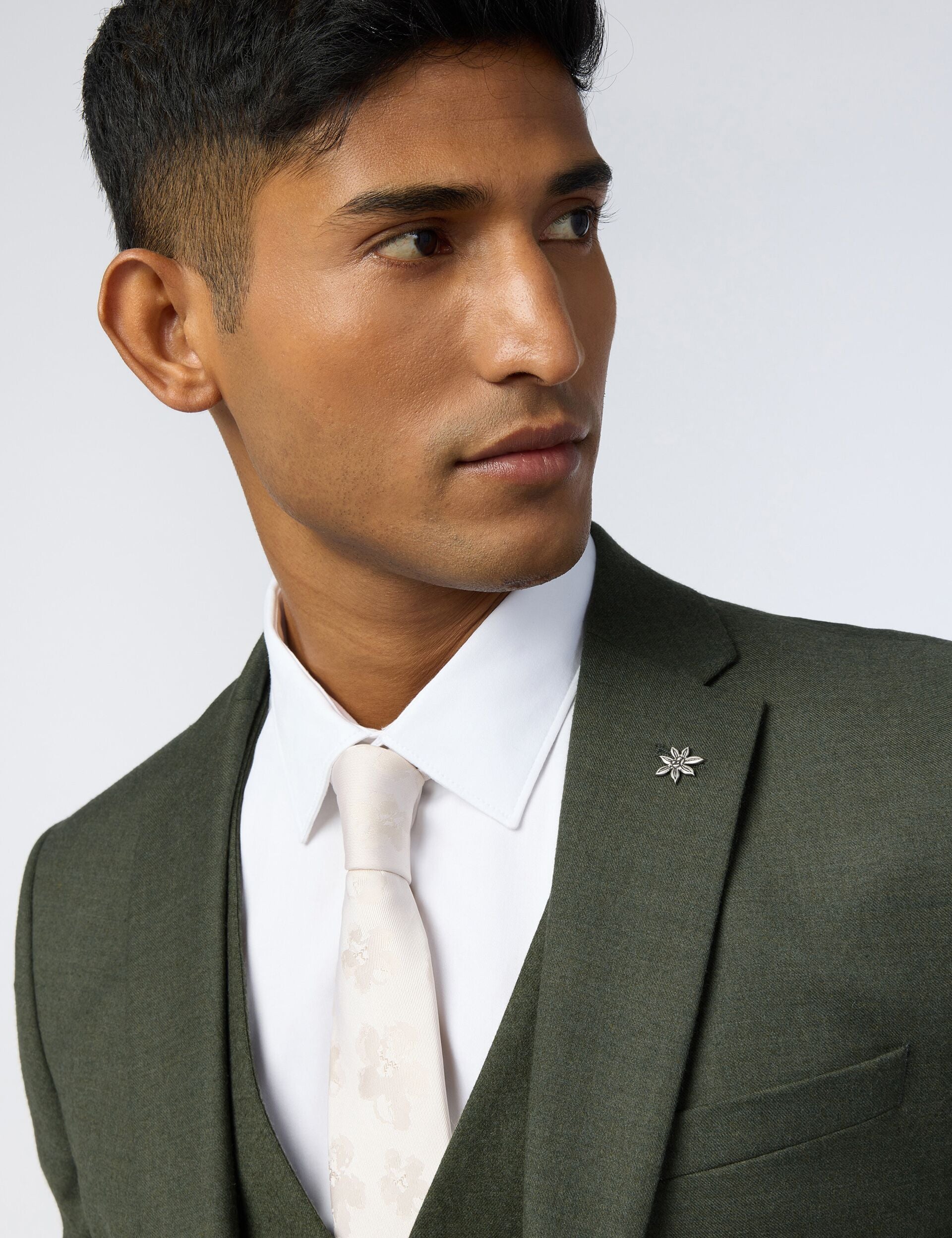 Ted Baker Learj Flannel Wool Rich Slim Suit Jacket