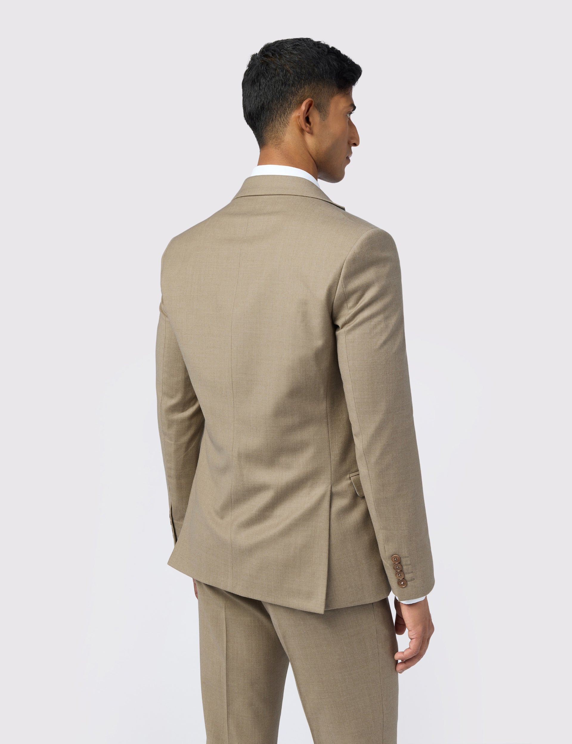 Ted Baker Larkinj Flannel Wool Rich Slim Suit Jacket
