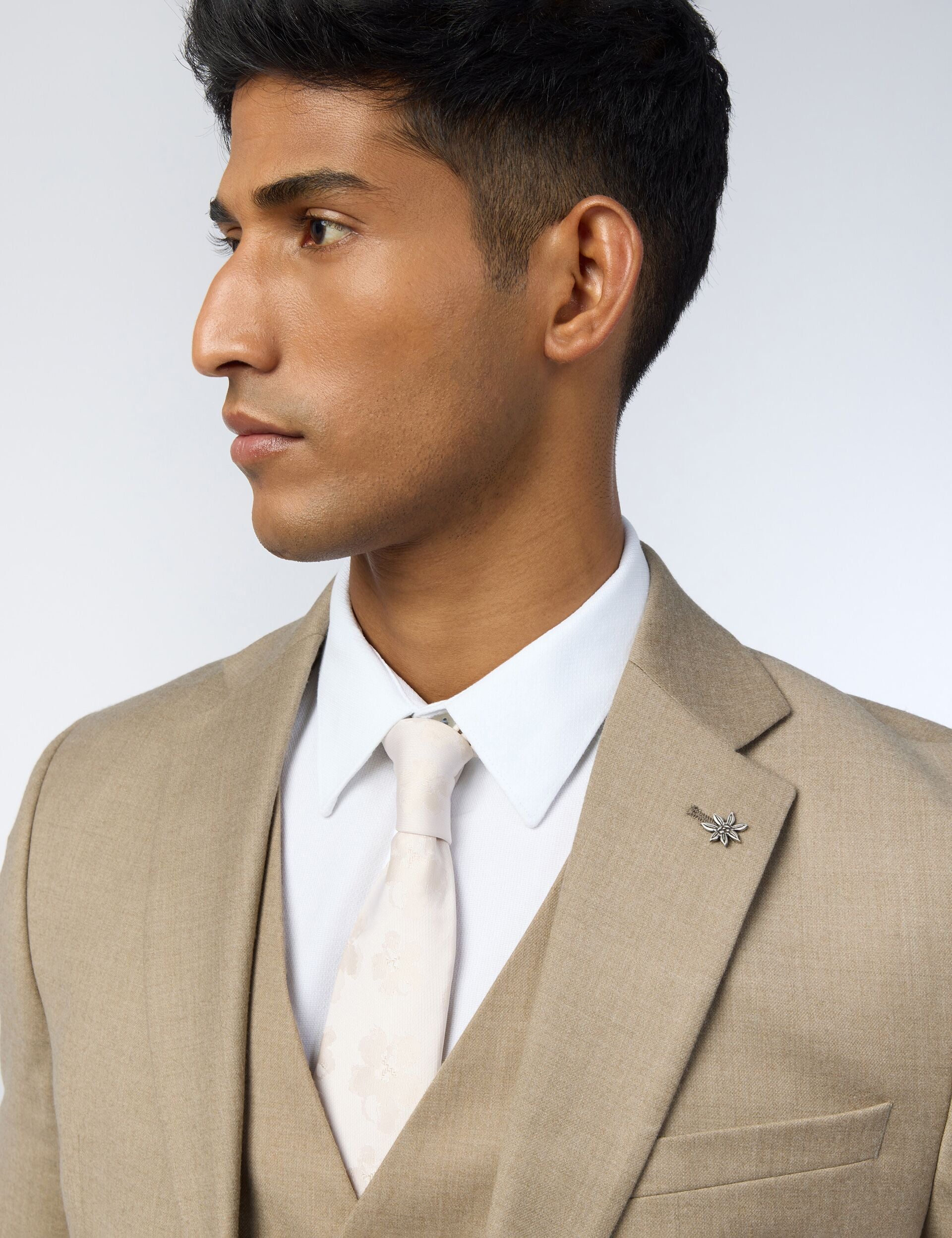 Ted Baker Larkinj Flannel Wool Rich Slim Suit Jacket
