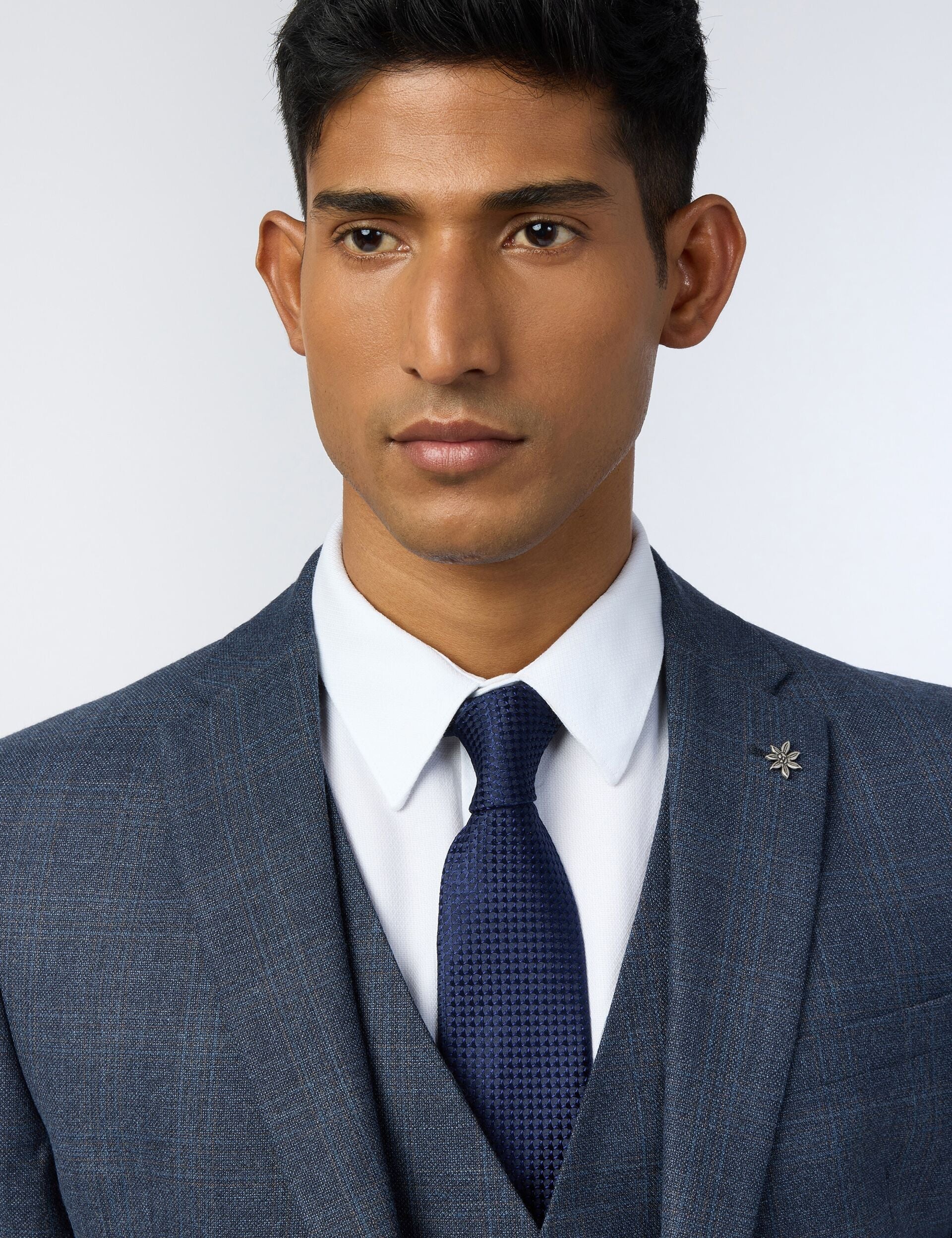 Ted Baker Byrnej Tonal Check Performance Slim Suit Jacket