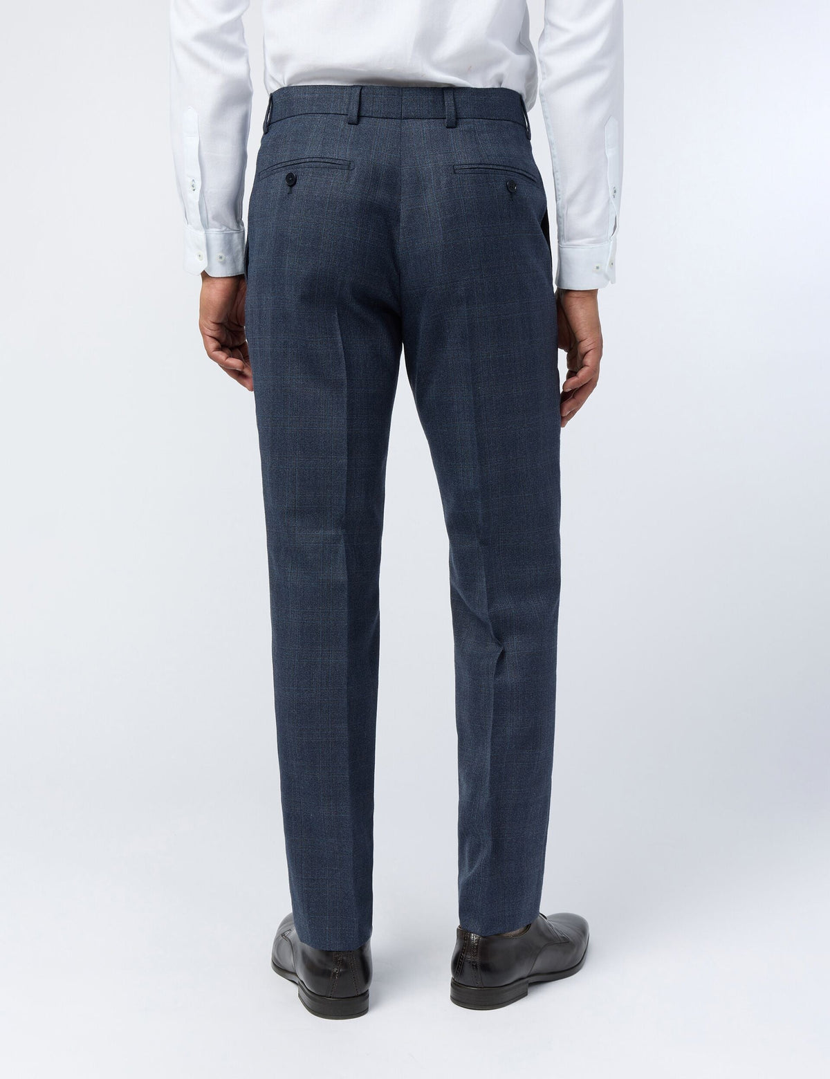 Ted Baker Byrnet Tonal Check Performance Slim Suit Trousers