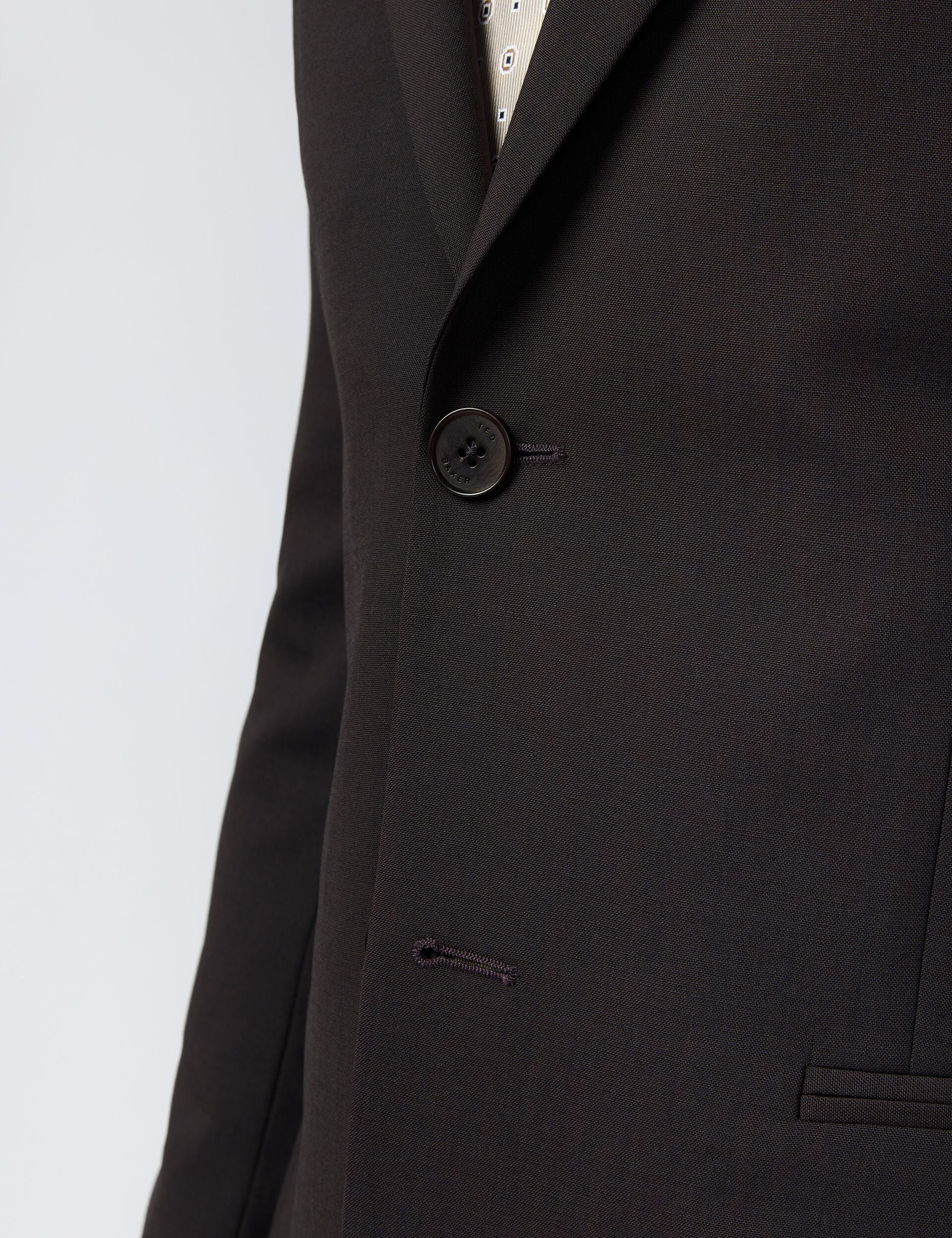 Ted Baker Albenj Tonic Wool Rich Slim Suit Jacket