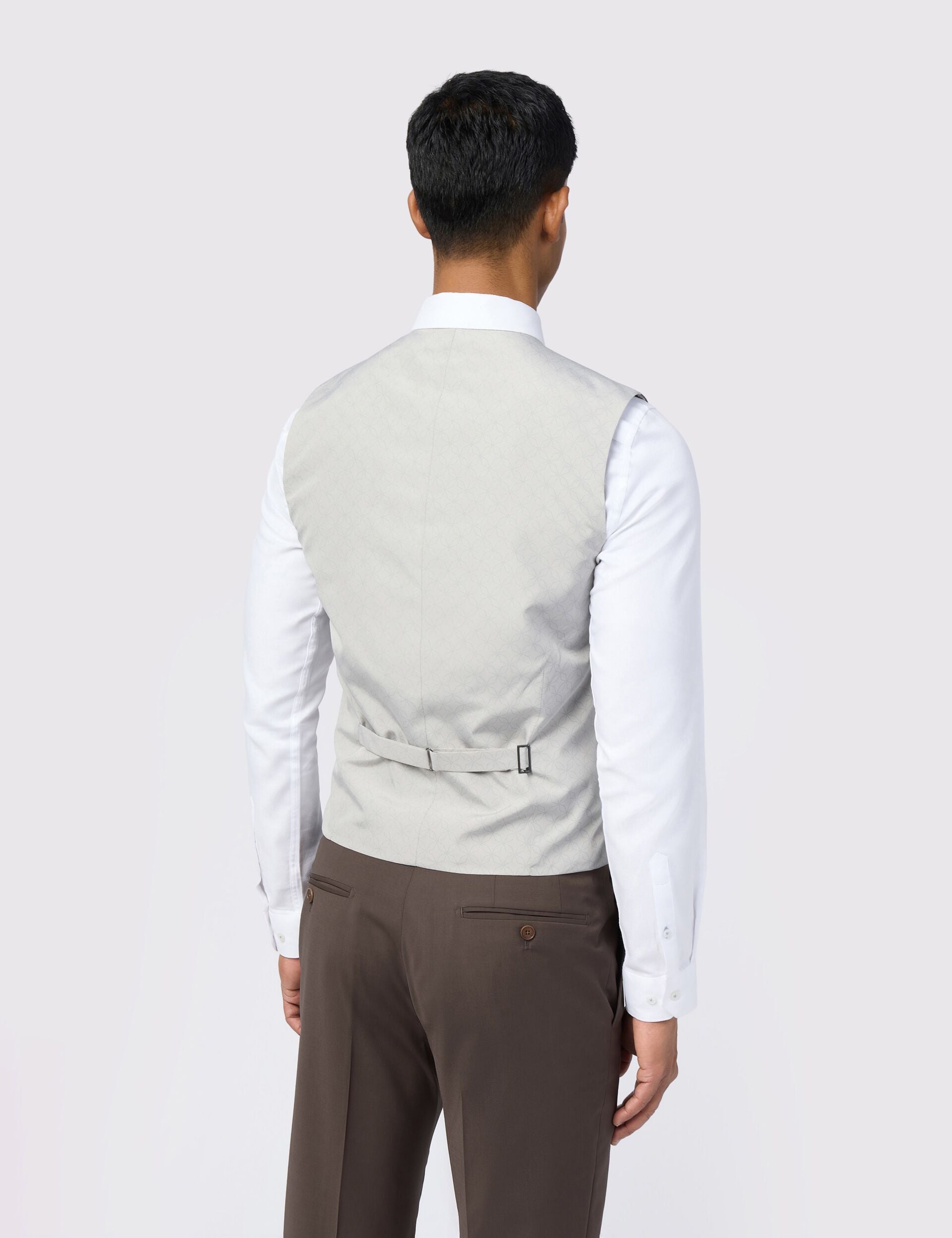 Ted Baker Freethw Tonic Wool Rich Slim Suit Waistcoat