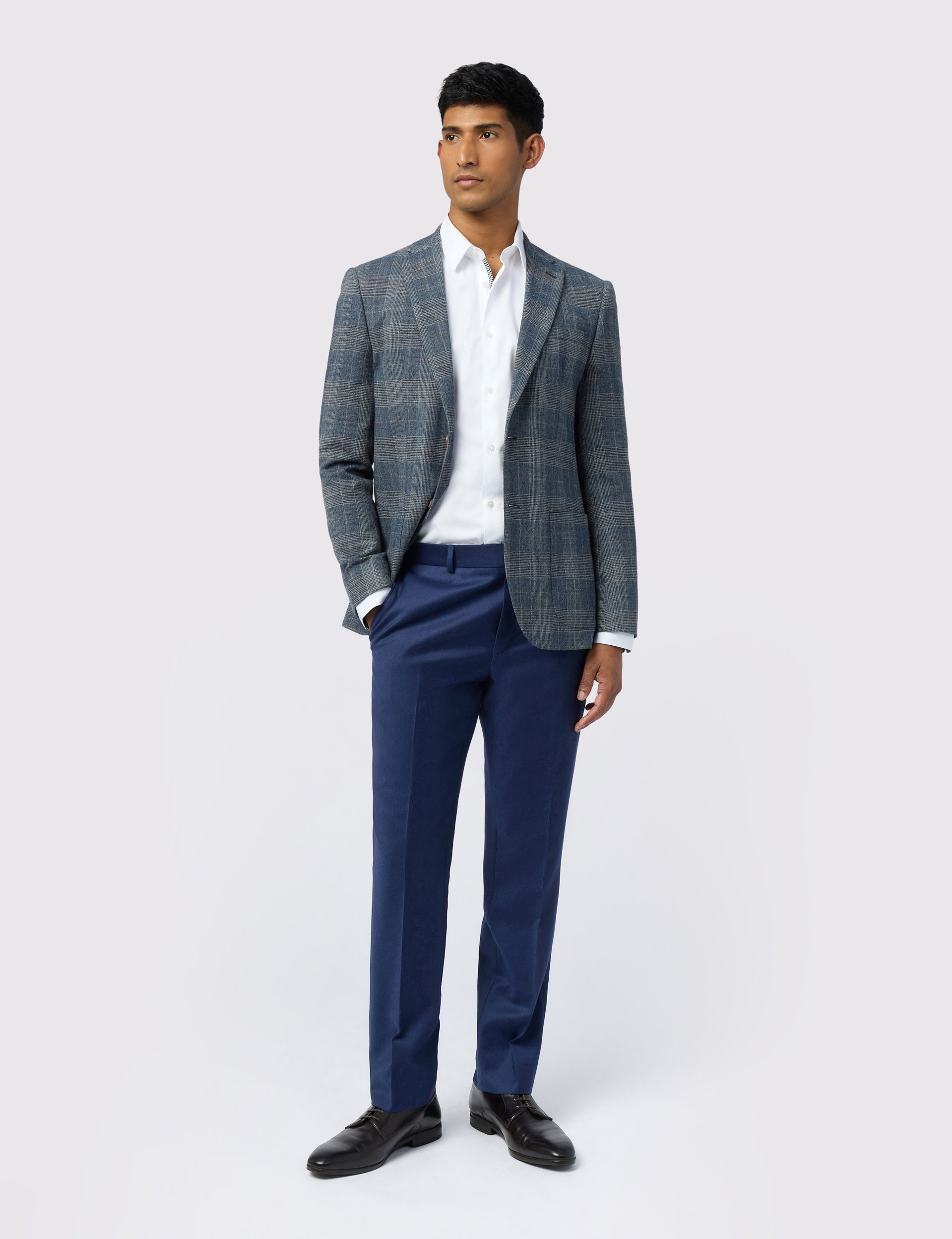 Ted Baker Galvinj Glen Check Wool Rich Slim Fit Blazer