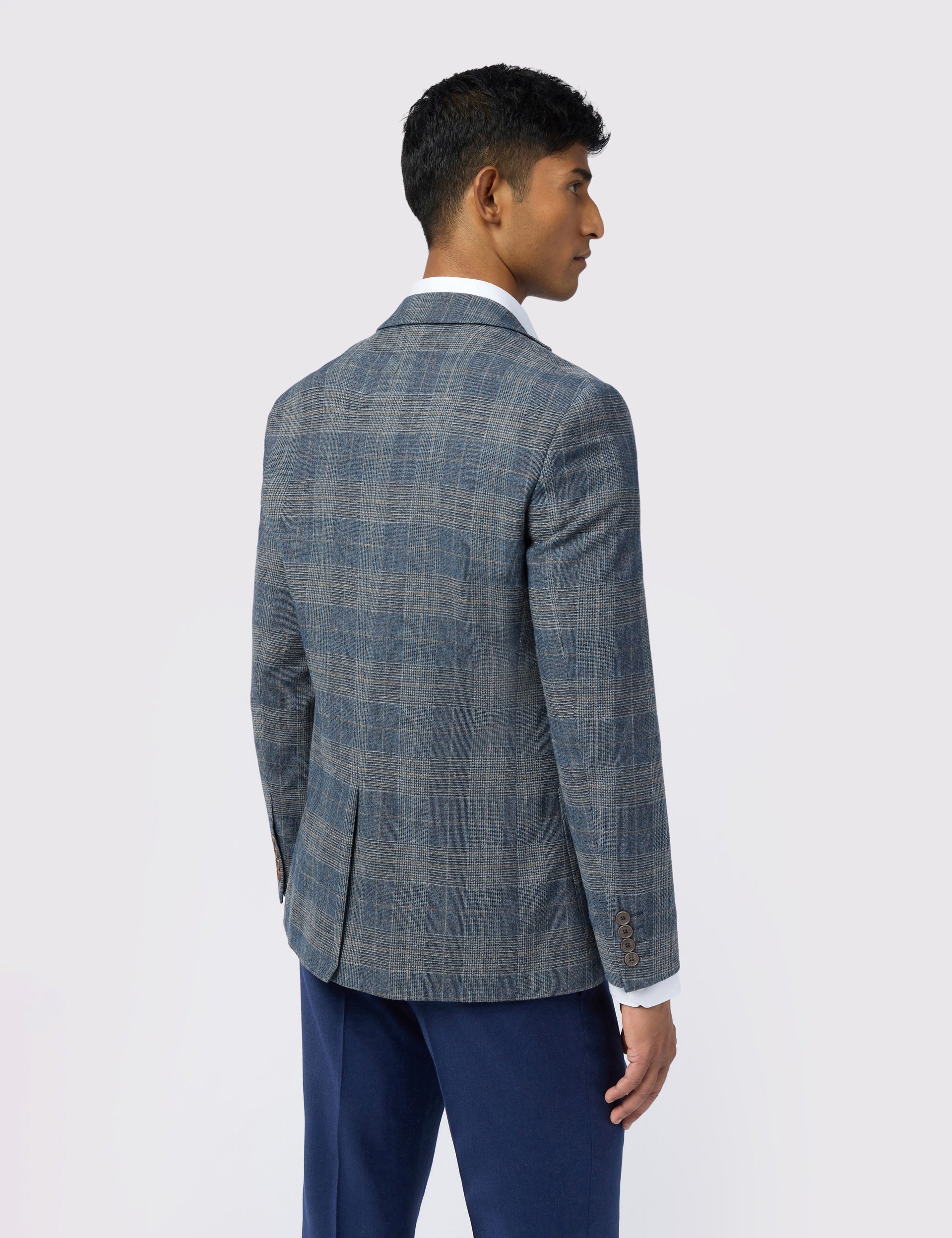 Ted Baker Galvinj Glen Check Wool Rich Slim Fit Blazer