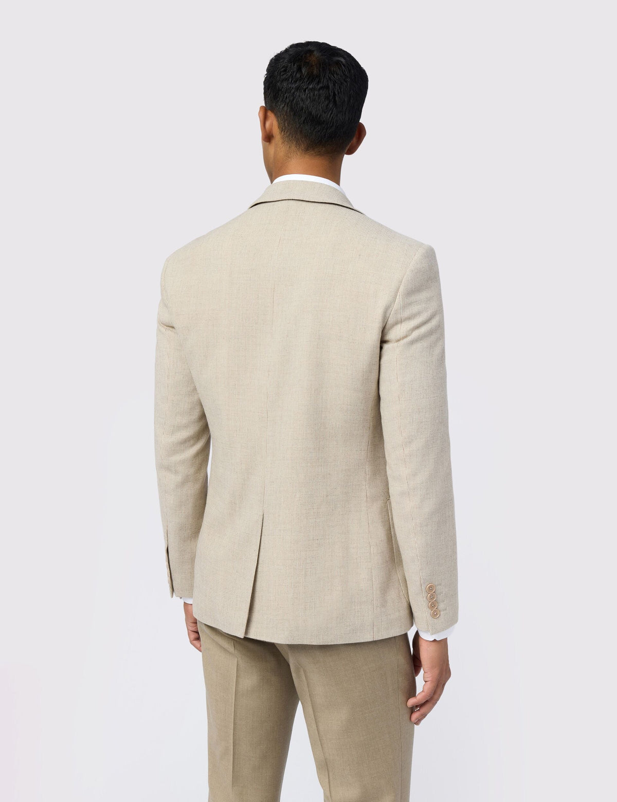 Ted Baker Monroj Micro Check Wool Rich Slim Fit Blazer