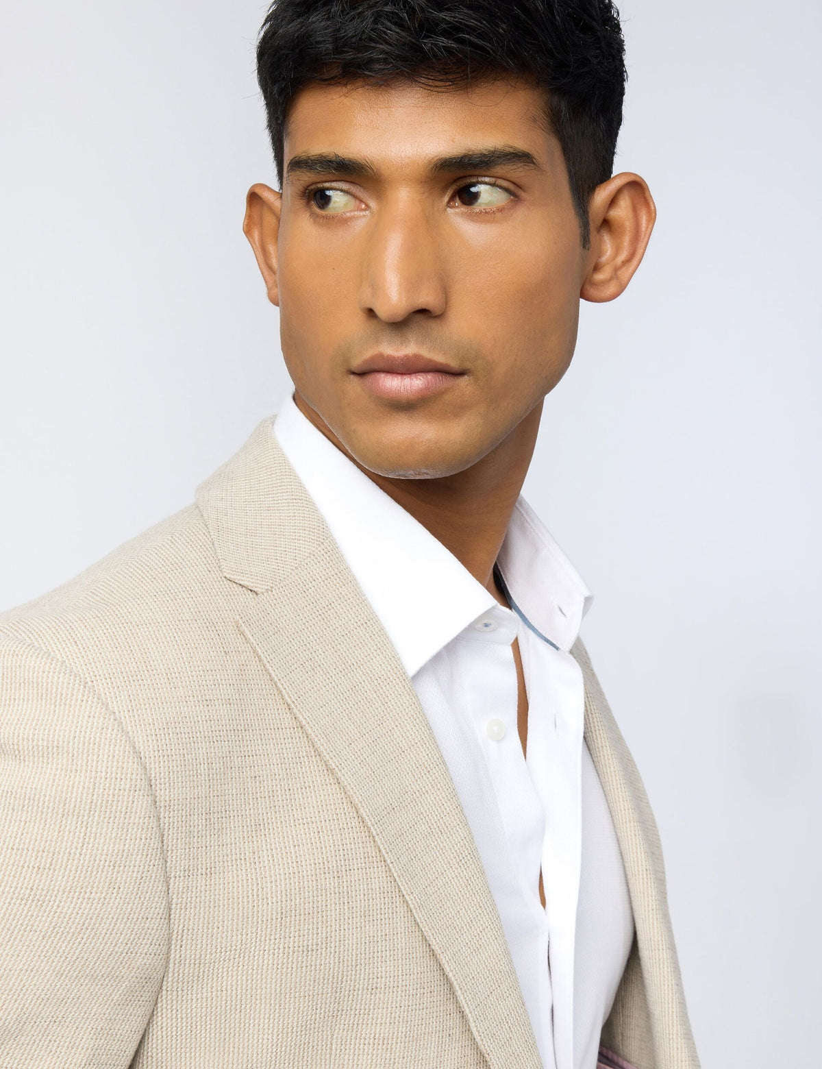 Ted Baker Monroj Micro Check Wool Rich Slim Fit Blazer