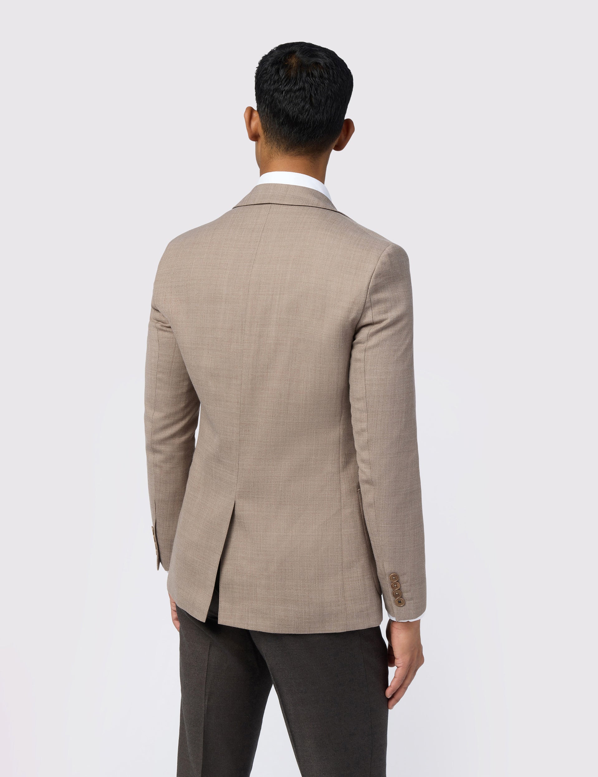Ted Baker Oramj Textured Wool Rich Structured Blazer