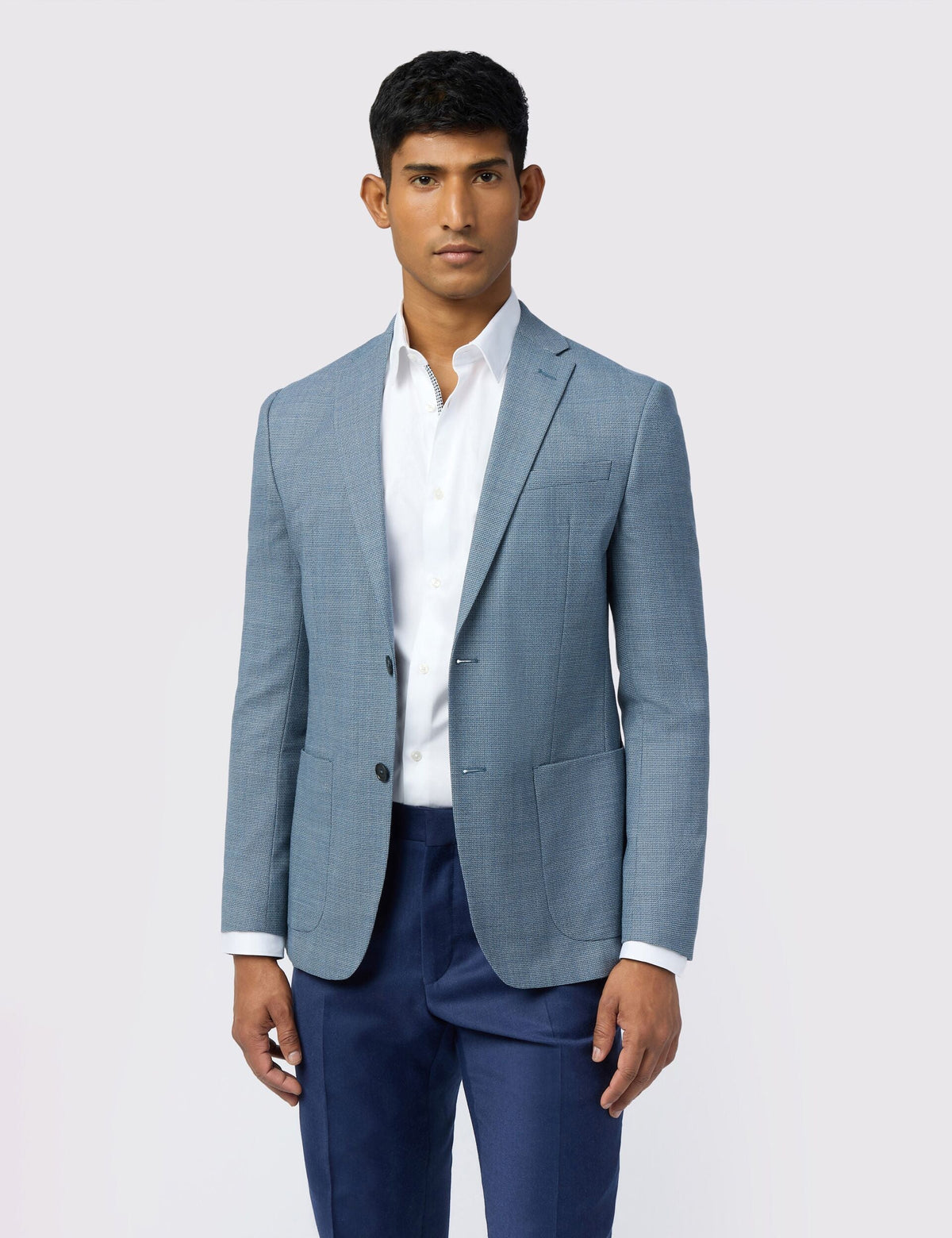 Ted Baker Prynnej Slim Fit Hopsack Texture Wool Blazer