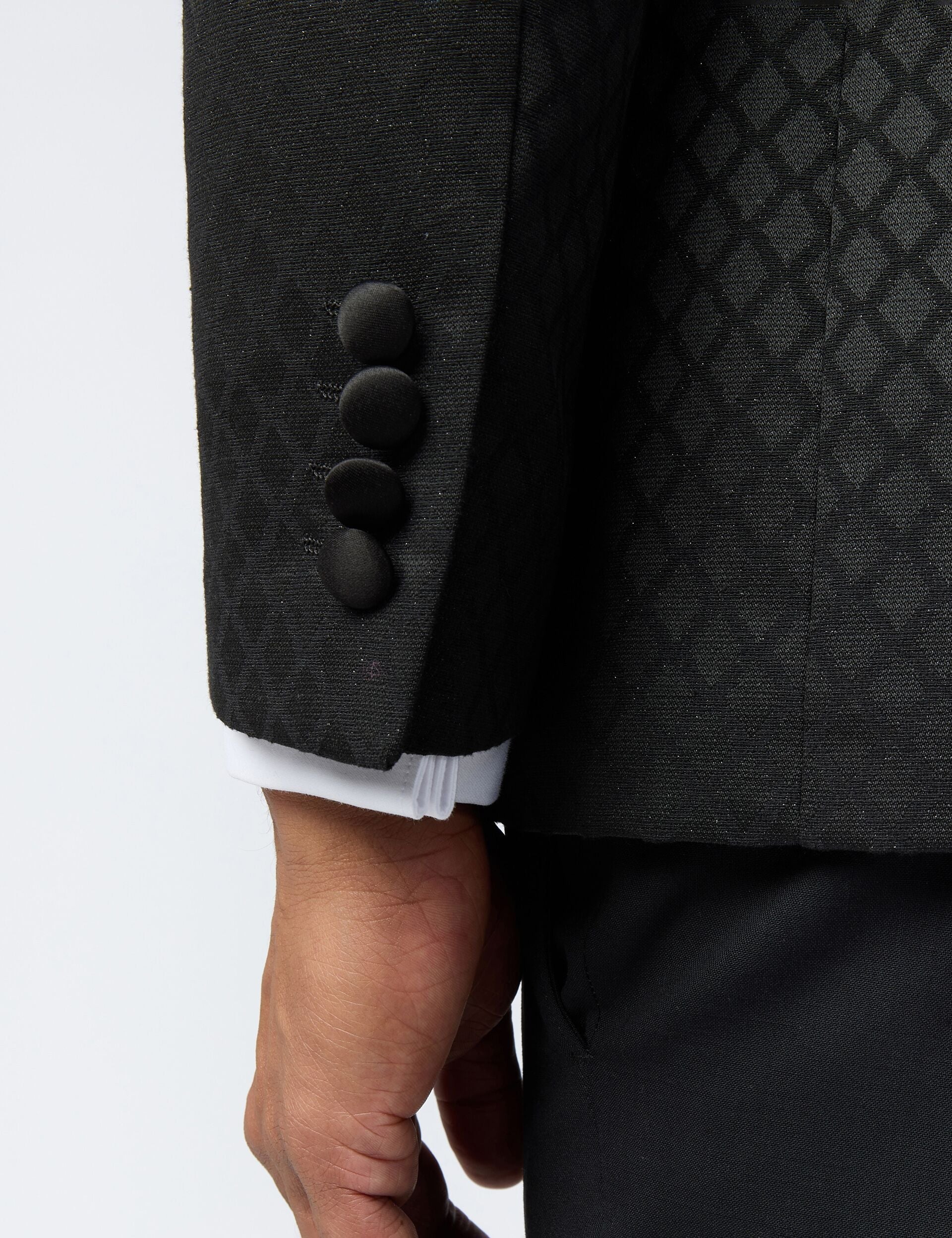 Ted Baker Sabinej Diamond Jacquard Slim Evening Jacket