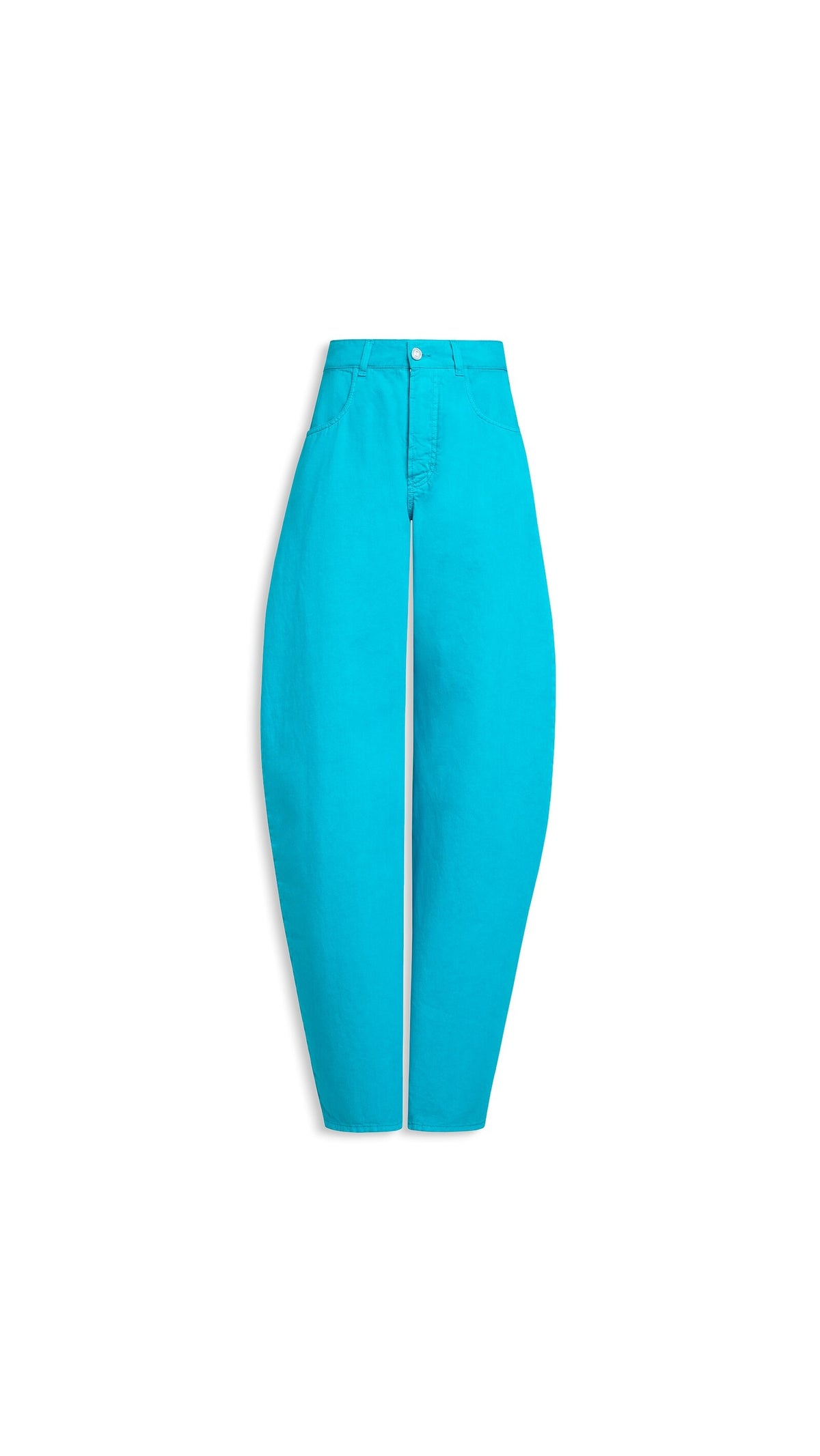 Alaïa Low-Waist Round Denim Jeans