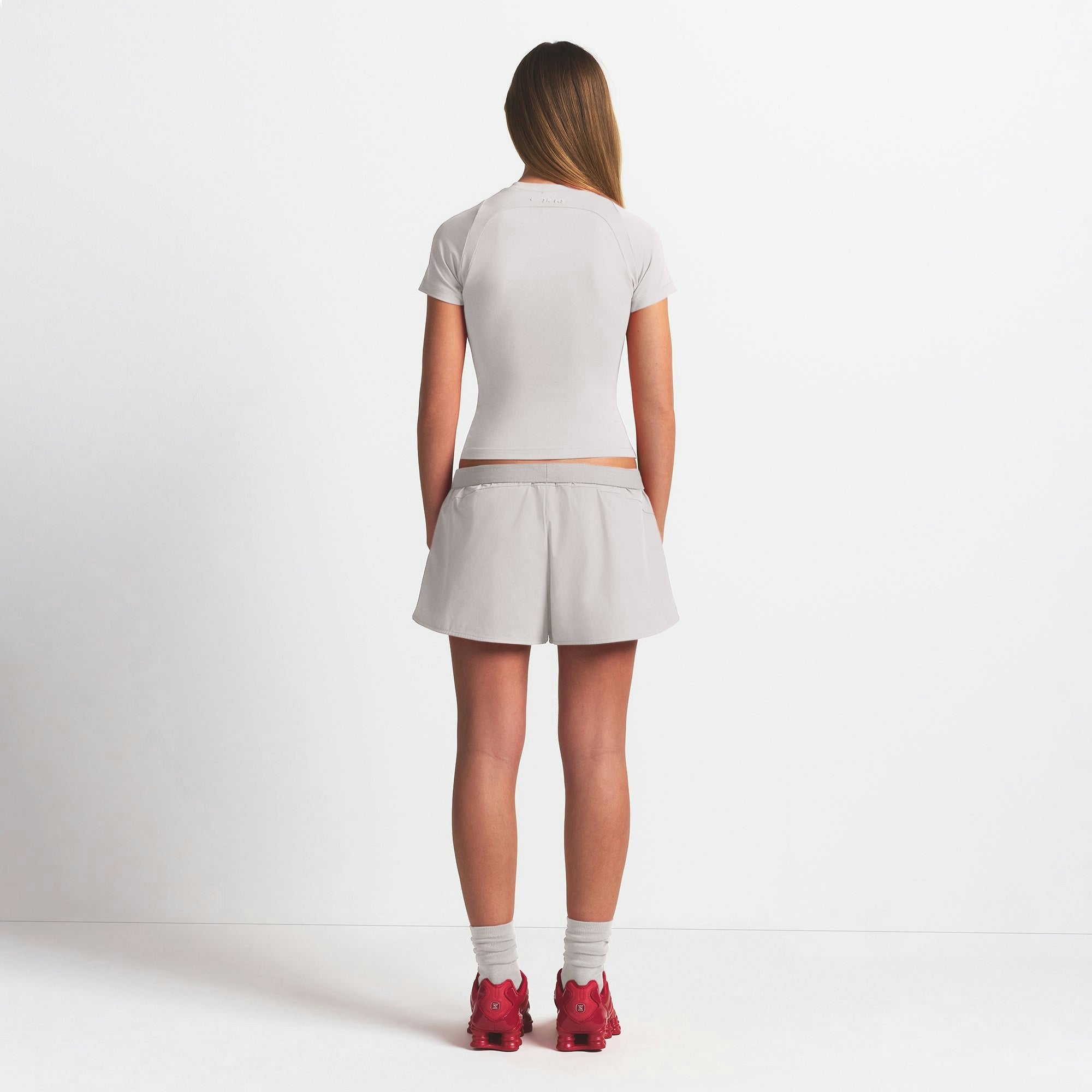 Skims Nikeskims Woven Nylon 2.5" Runner Short Stone