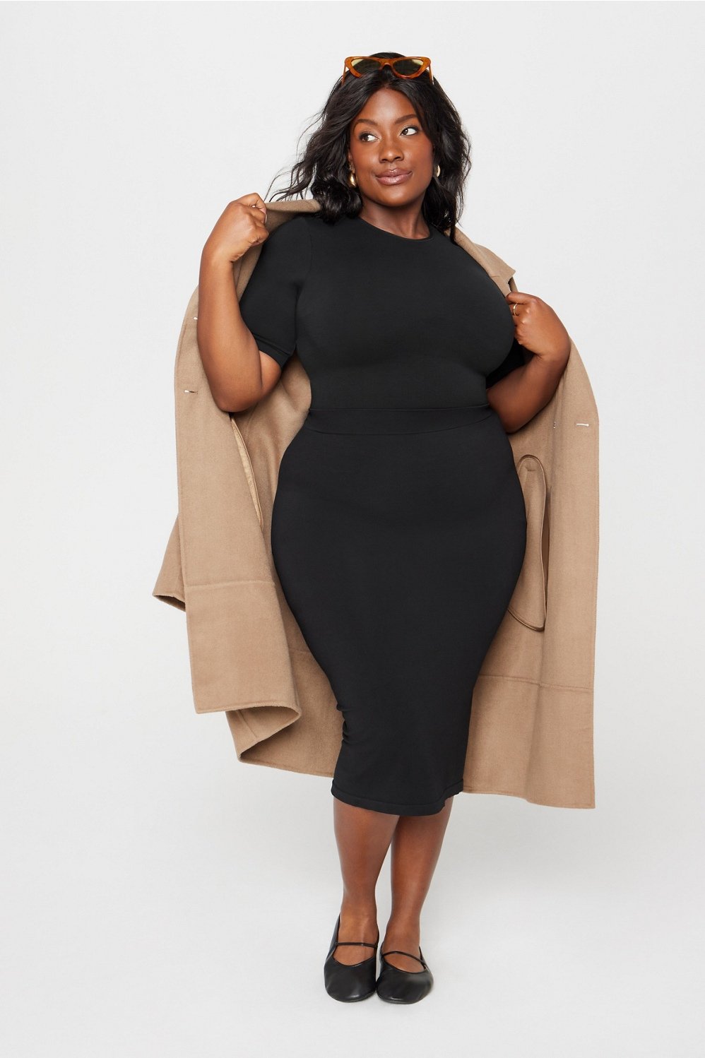 Fabletics Smooth As Hell Shaping Midi Skirt