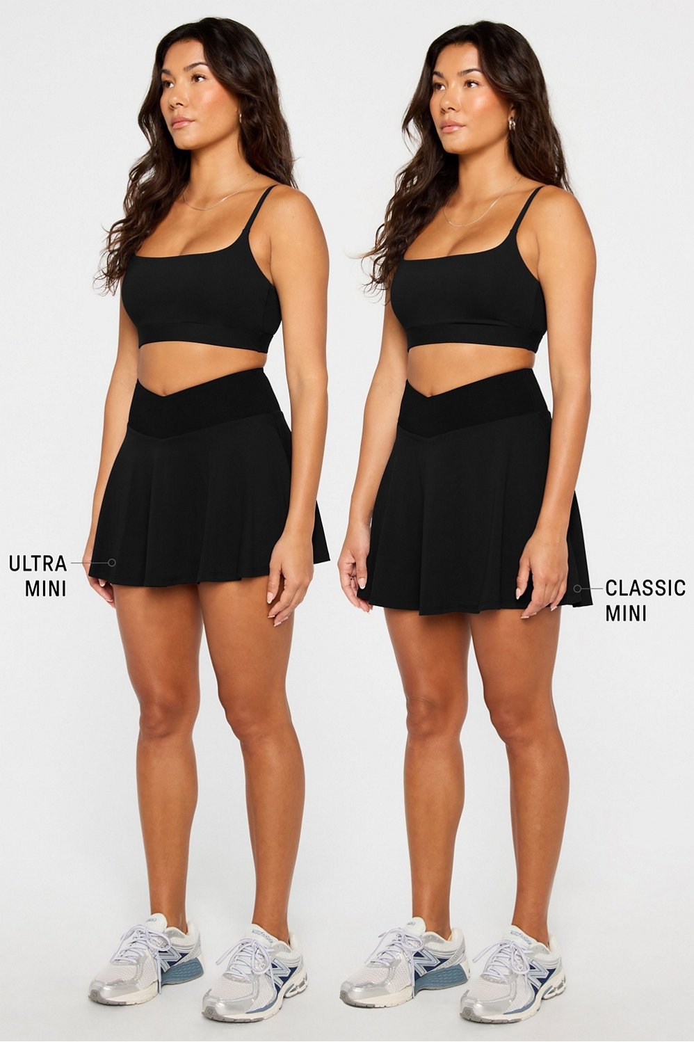 Fabletics Crossover Flounce Skirt Ultra Mini
