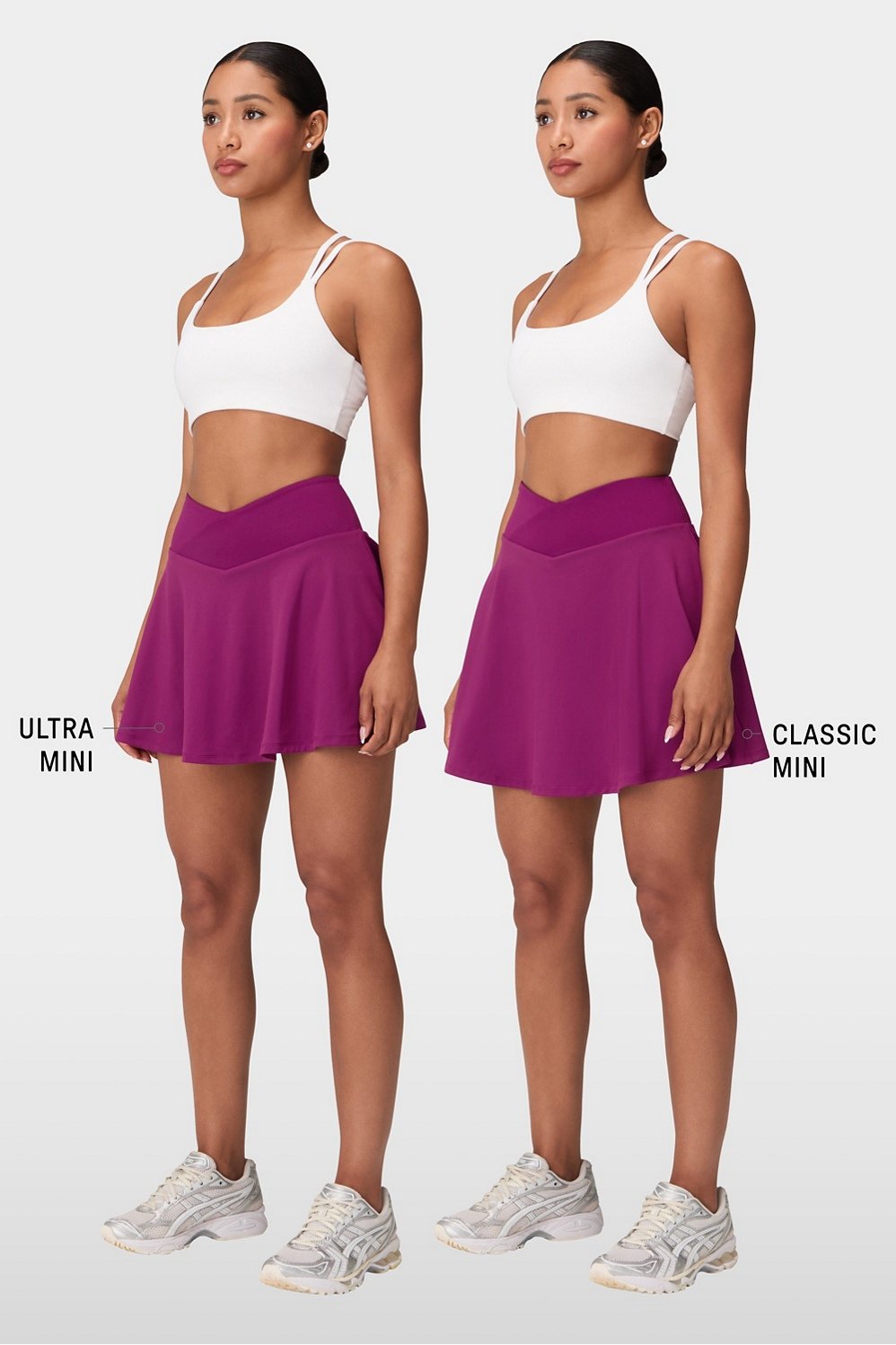 Fabletics Crossover Flounce Skirt Ultra Mini