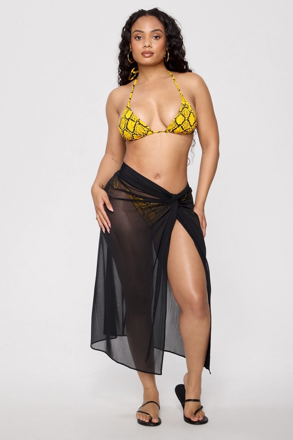 Fabletics Sheer Mesh Sarong