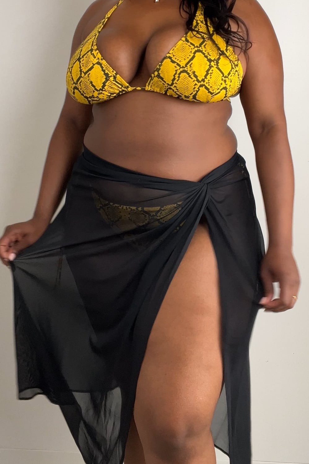Fabletics Sheer Mesh Sarong