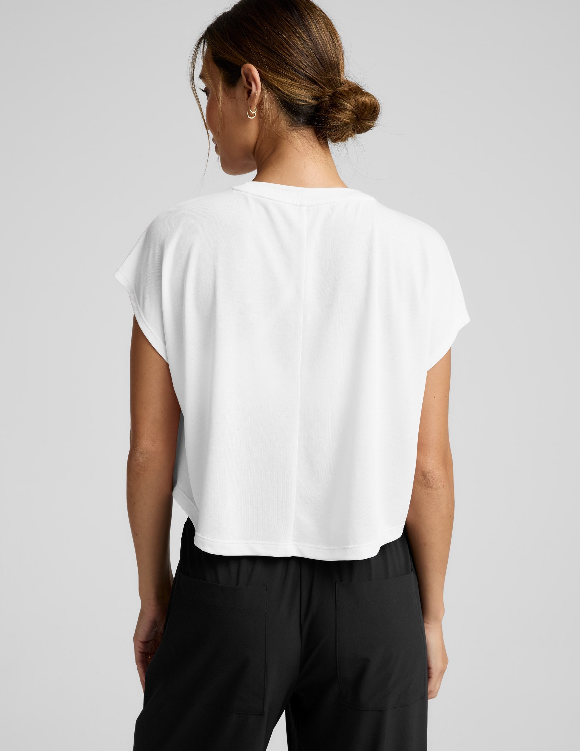 Beyond Yoga Studio Luxe Cropped Tee Women's
