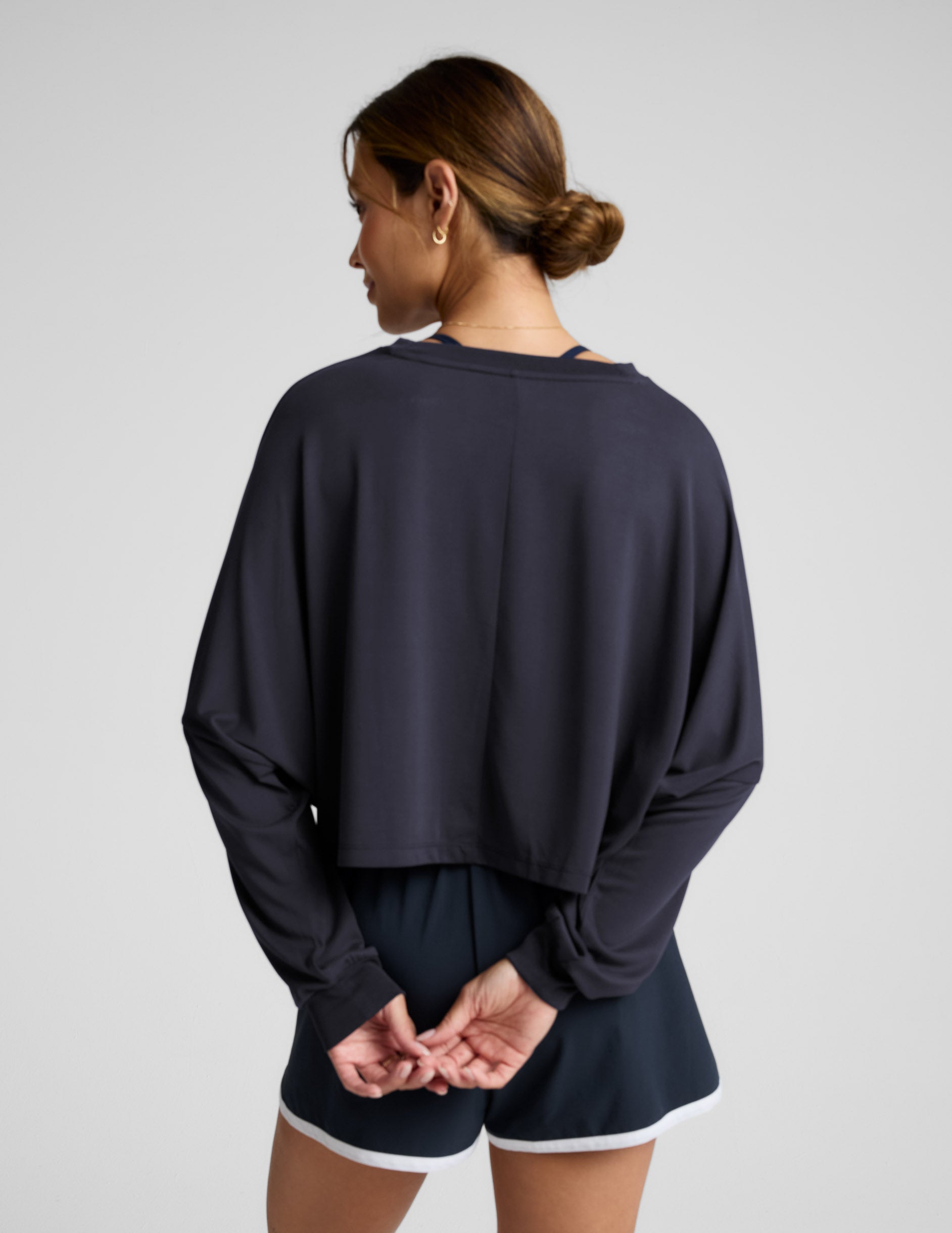 Beyond Yoga Studio Luxe Cropped Long Sleeve Tee Women's