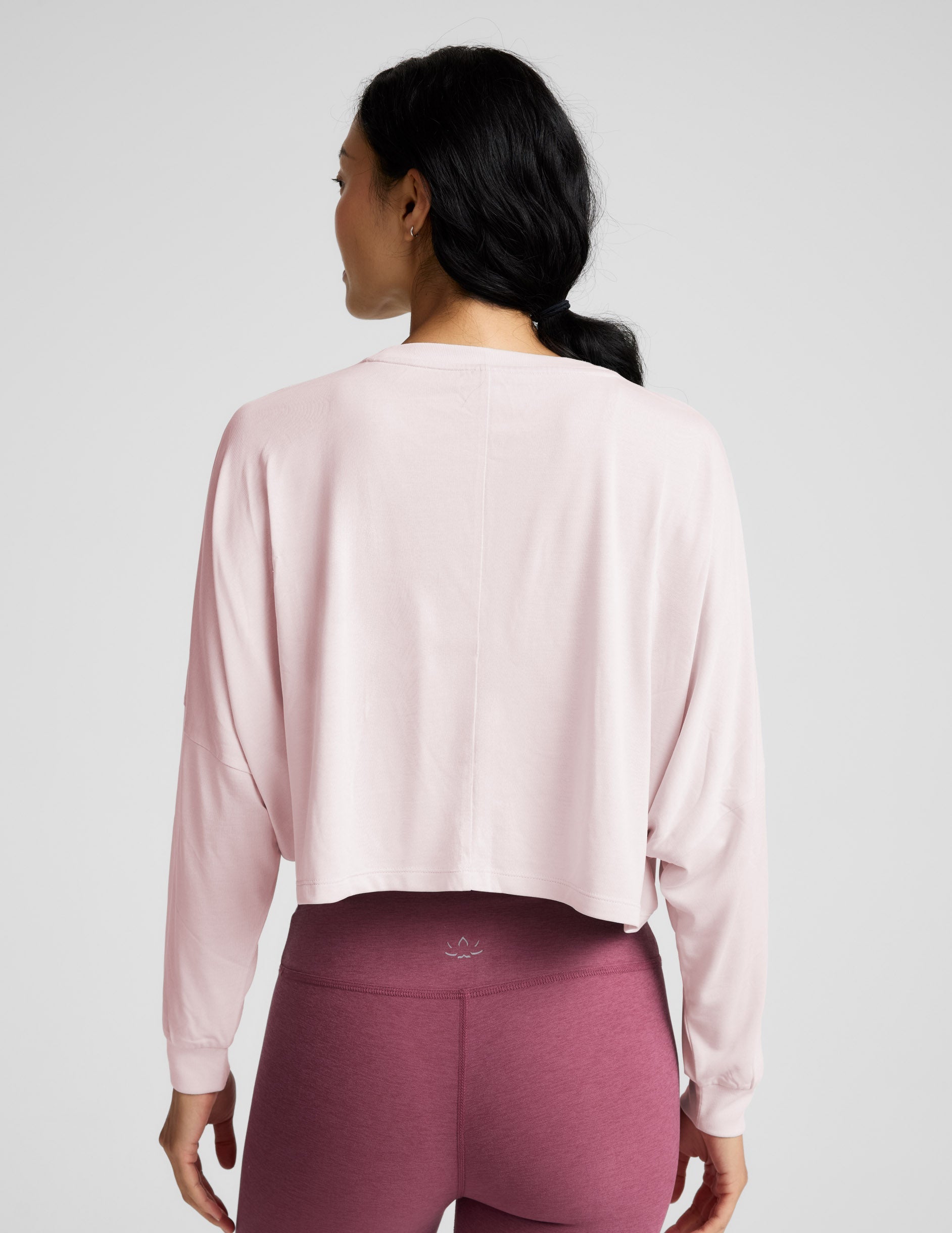 Beyond Yoga Studio Luxe Cropped Long Sleeve Tee Women's