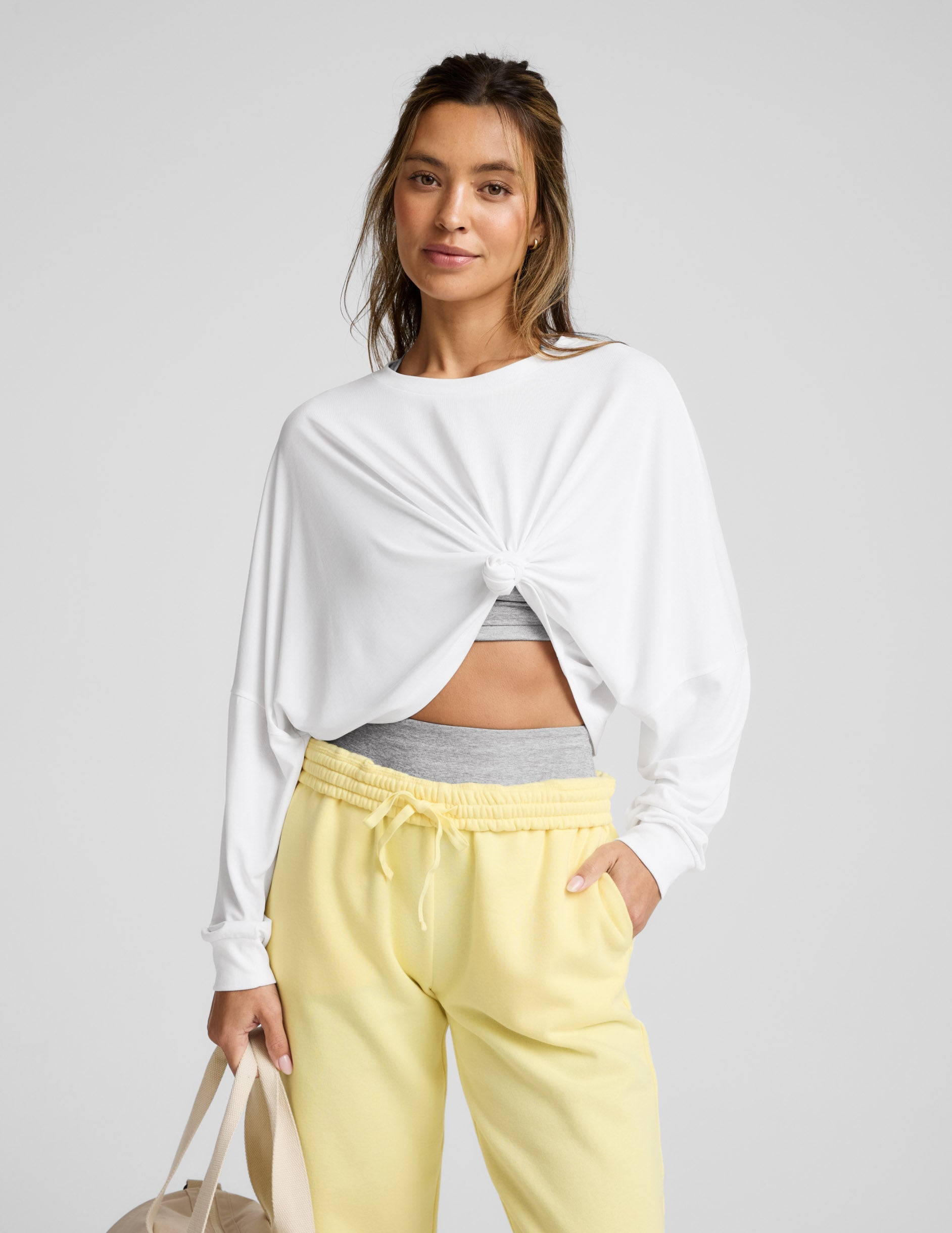 Beyond Yoga Studio Luxe Cropped Long Sleeve Tee Women's