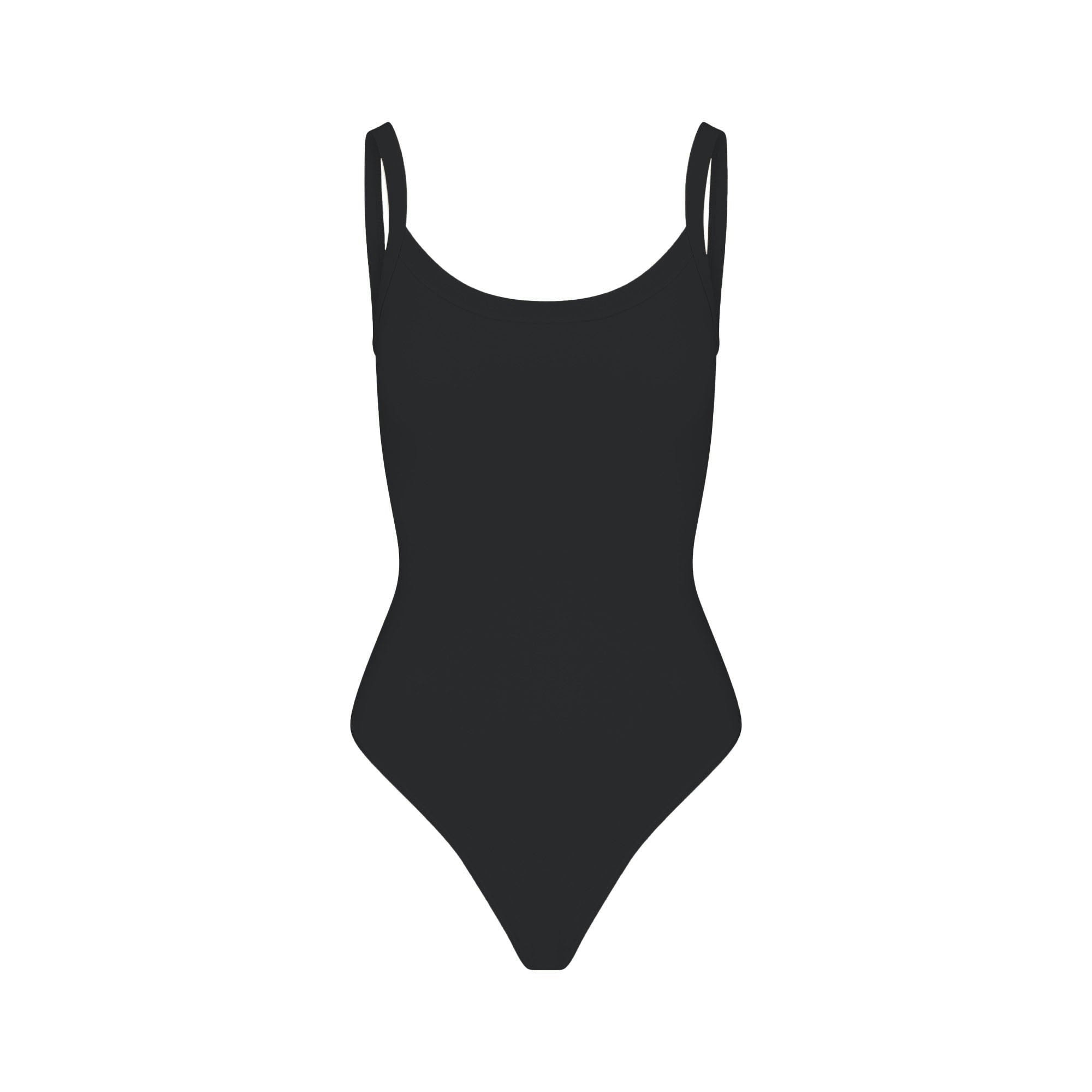 COTTON JERSEY SCOOP NECK BODYSUIT