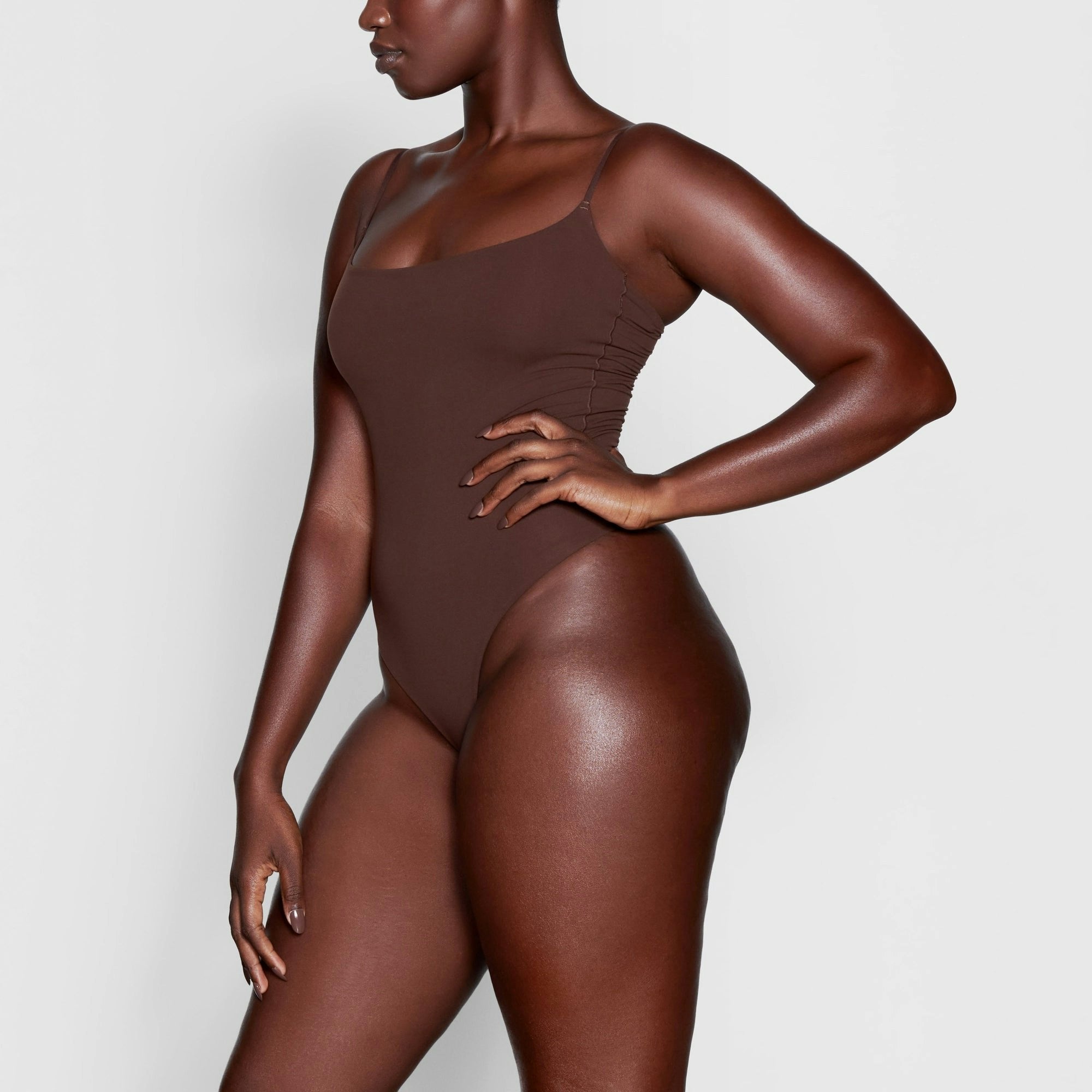 Skims Fits Everybody Cami Bodysuit Cocoa