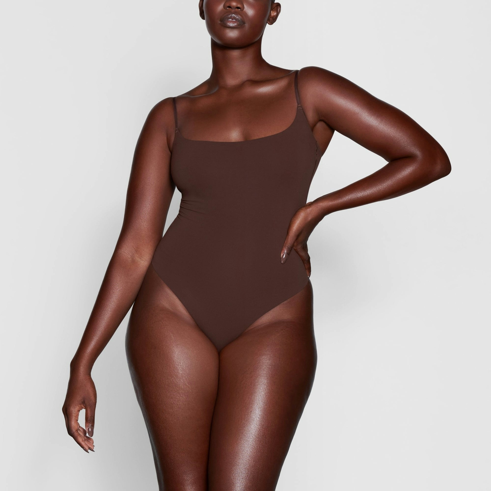 Skims Fits Everybody Cami Bodysuit Cocoa