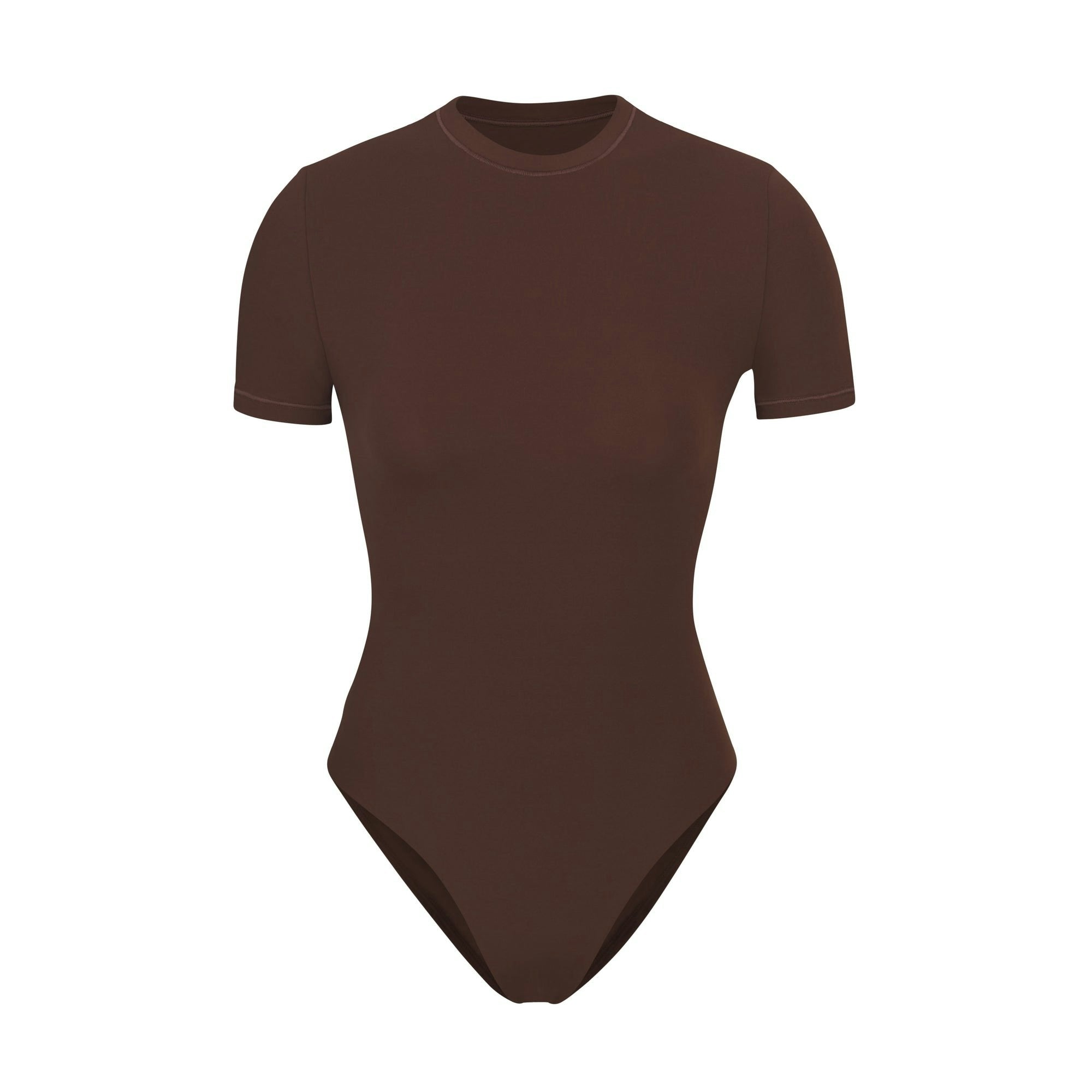 Skims Fits Everybody T-Shirt Bodysuit Cocoa