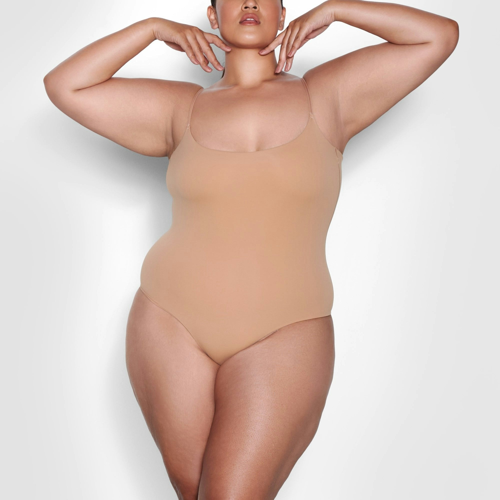 Skims Fits Everybody Cami Bodysuit Ochre