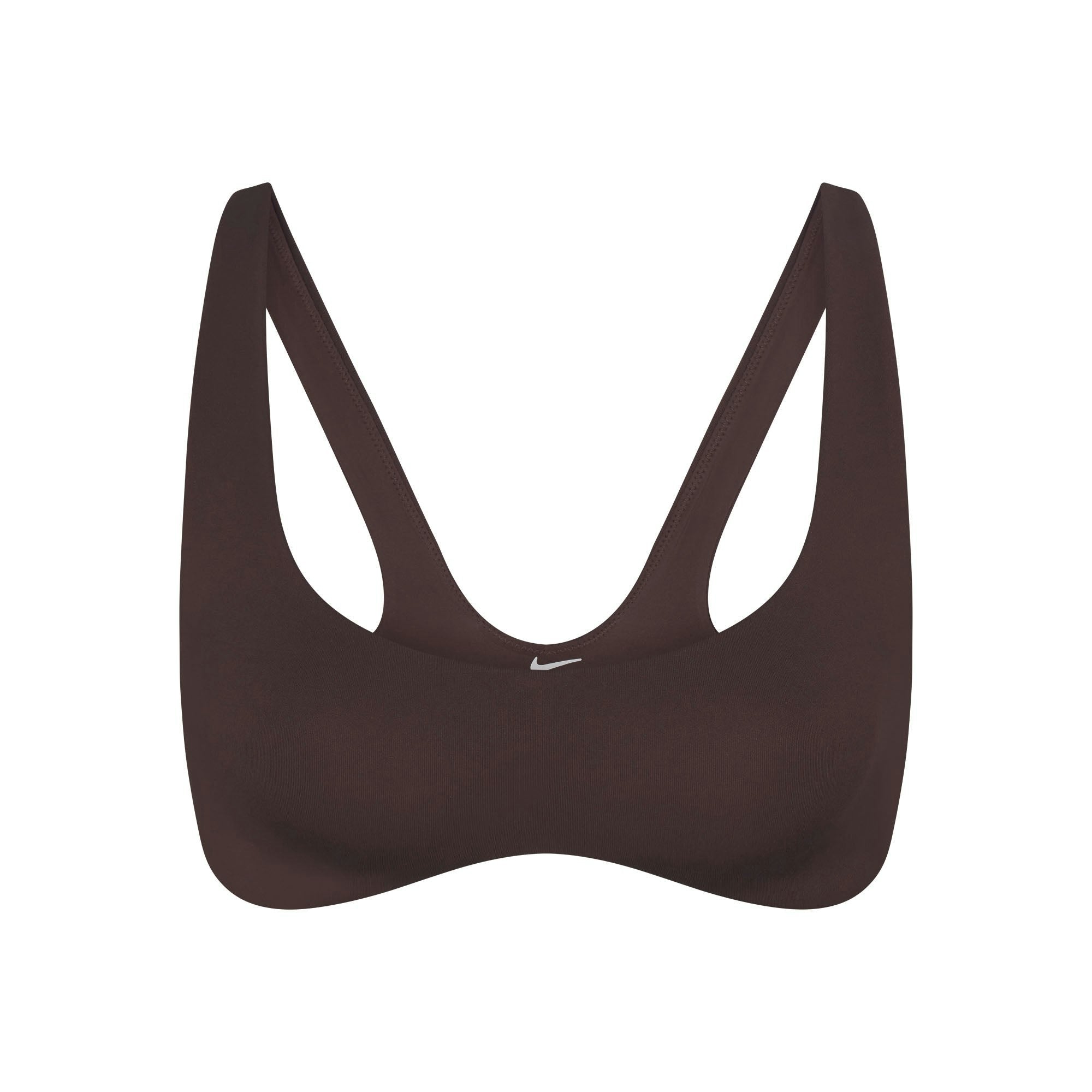 Skims Nikeskims Matte Shaping Scoop Bra Dark Sepia