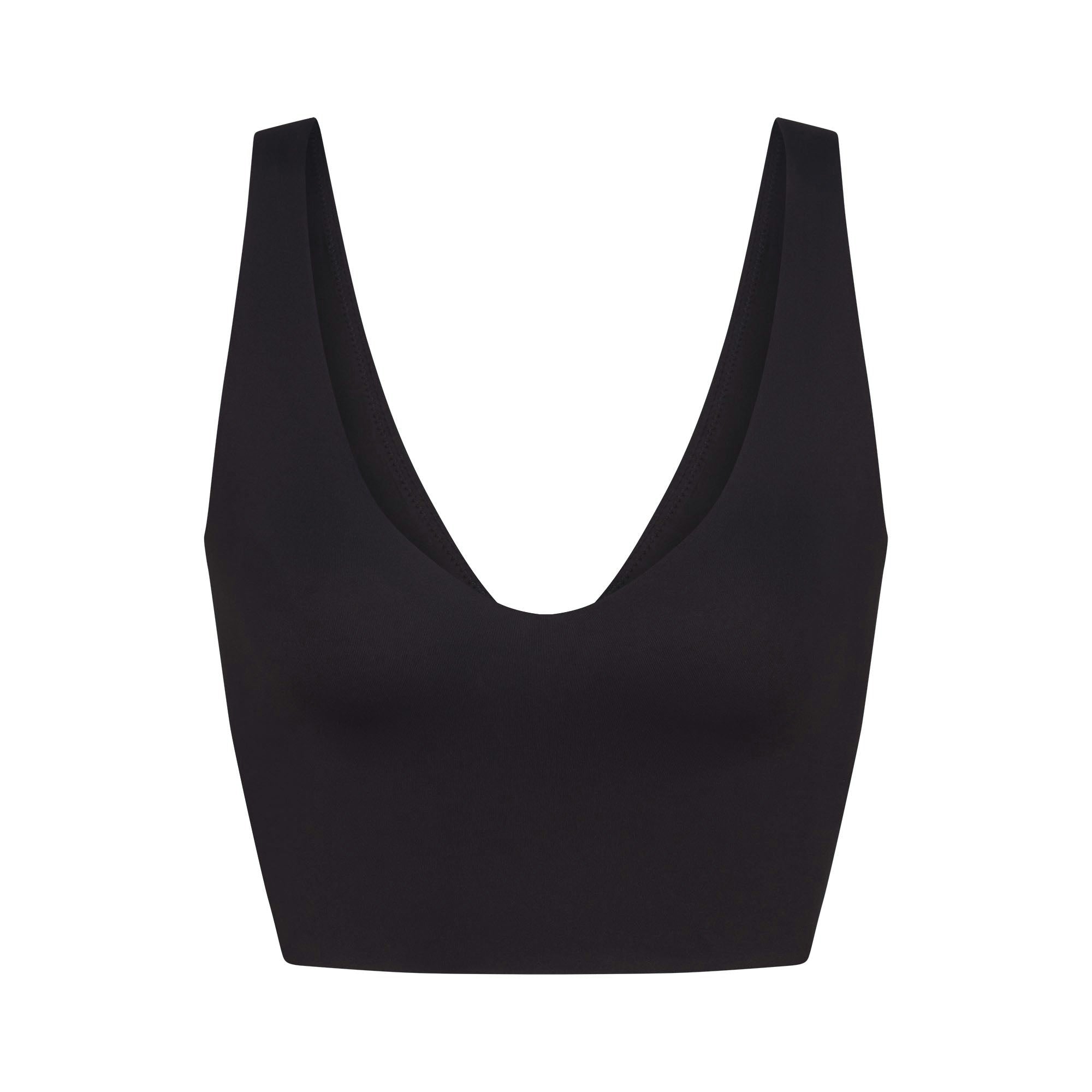 Skims Nikeskims Matte V-Neck Bra Top Obsidian