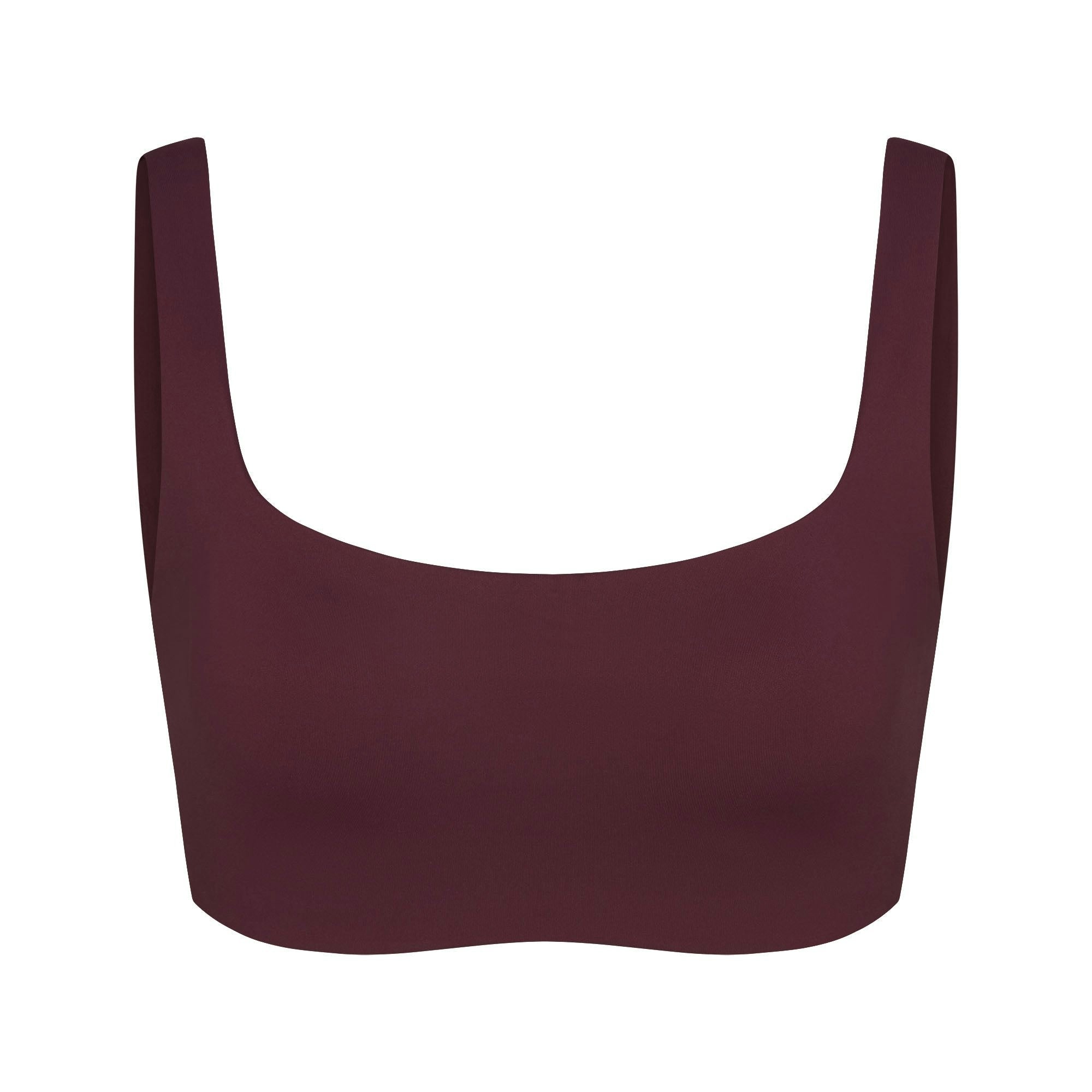 Skims Nikeskims Matte Scoop Neck Bra Currant