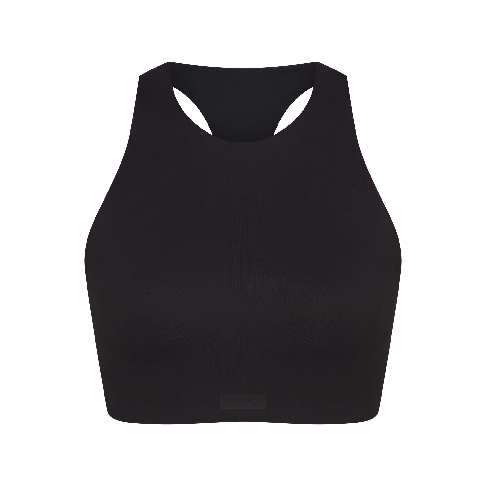 Skims Nikeskims Matte High Neck Bra Obsidian