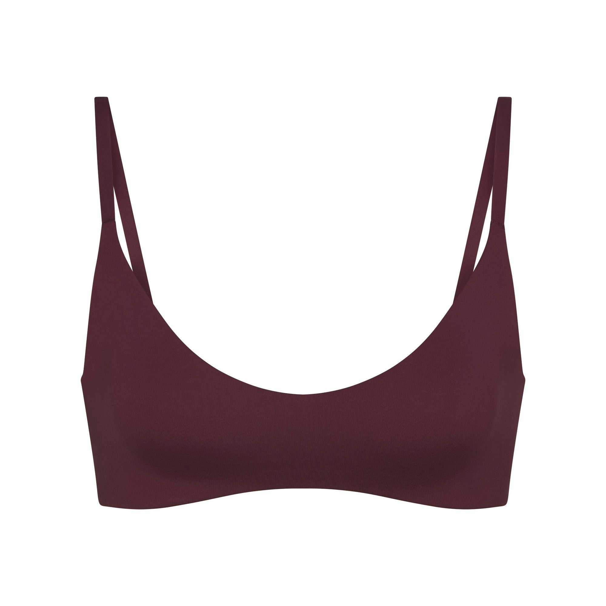 Skims Nikeskims Matte Micro Scoop Bra Currant