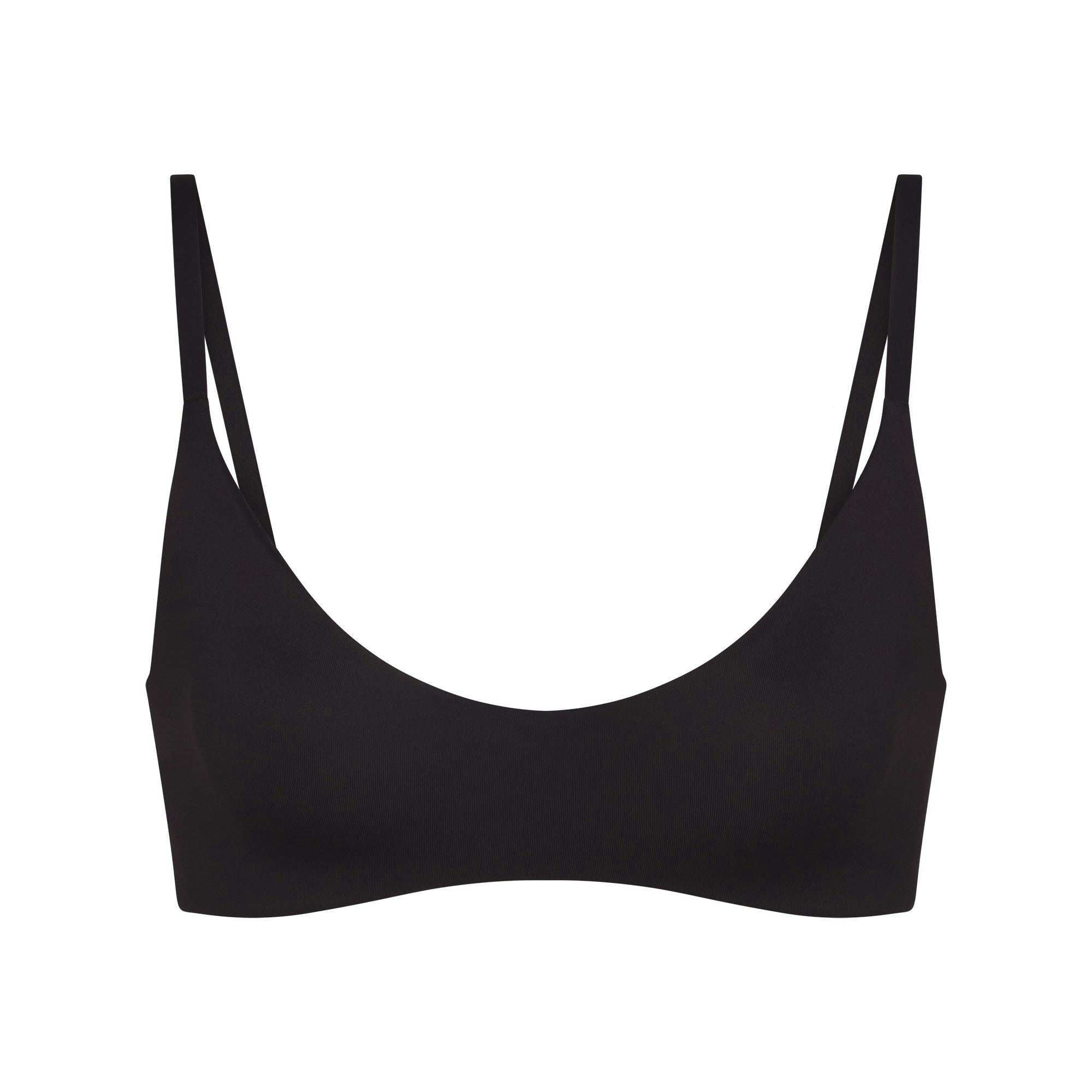 Skims Nikeskims Matte Micro Scoop Bra Obsidian