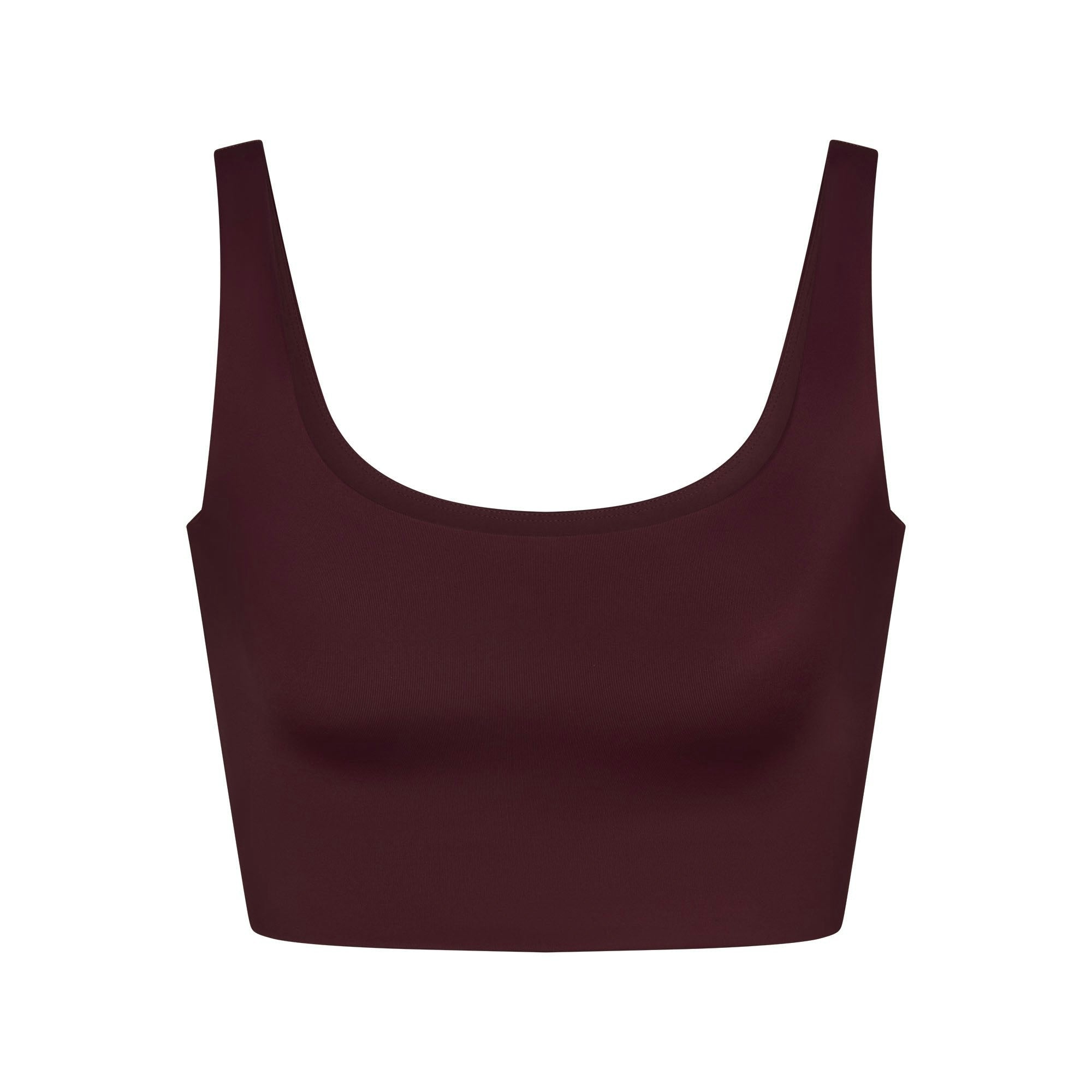 Skims Nikeskims Shine Scoop Neck Bra Top Currant