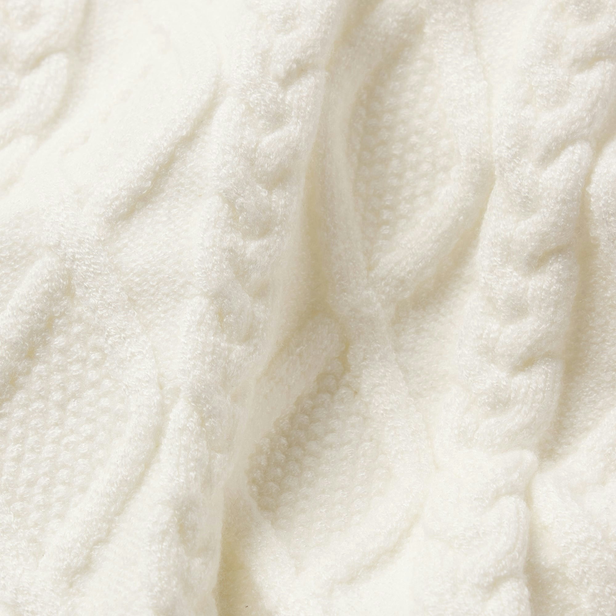 Skims Sweater Knits Cable Knit Short Ivory