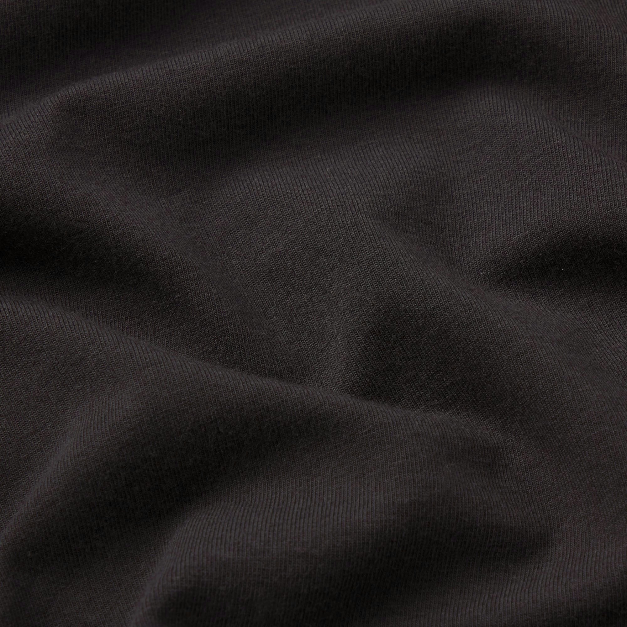 Skims Cotton Jersey Long Sleeve Boatneck Top Soot