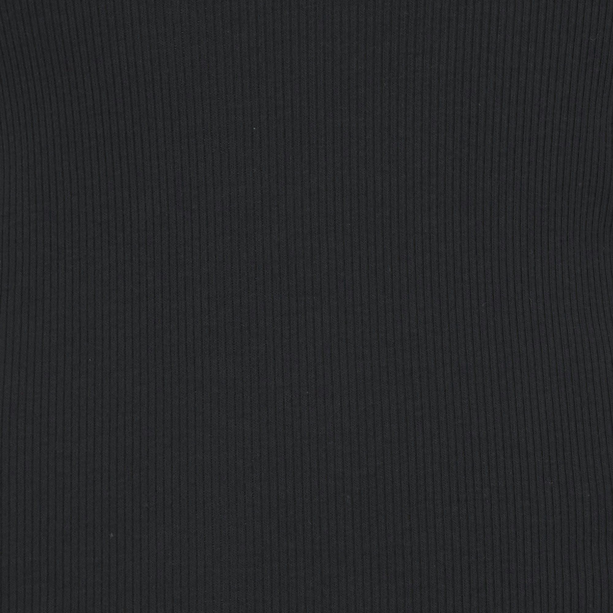 Skims Cotton Rib T-Shirt Soot