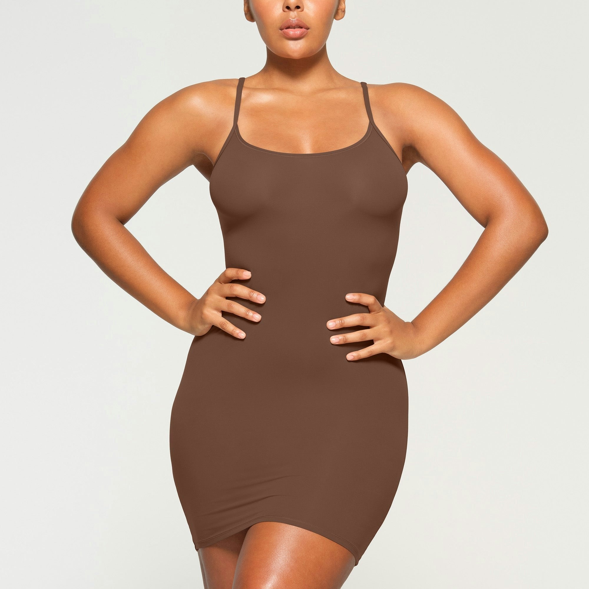 Skims Fits Everybody Slip Dress Jasper