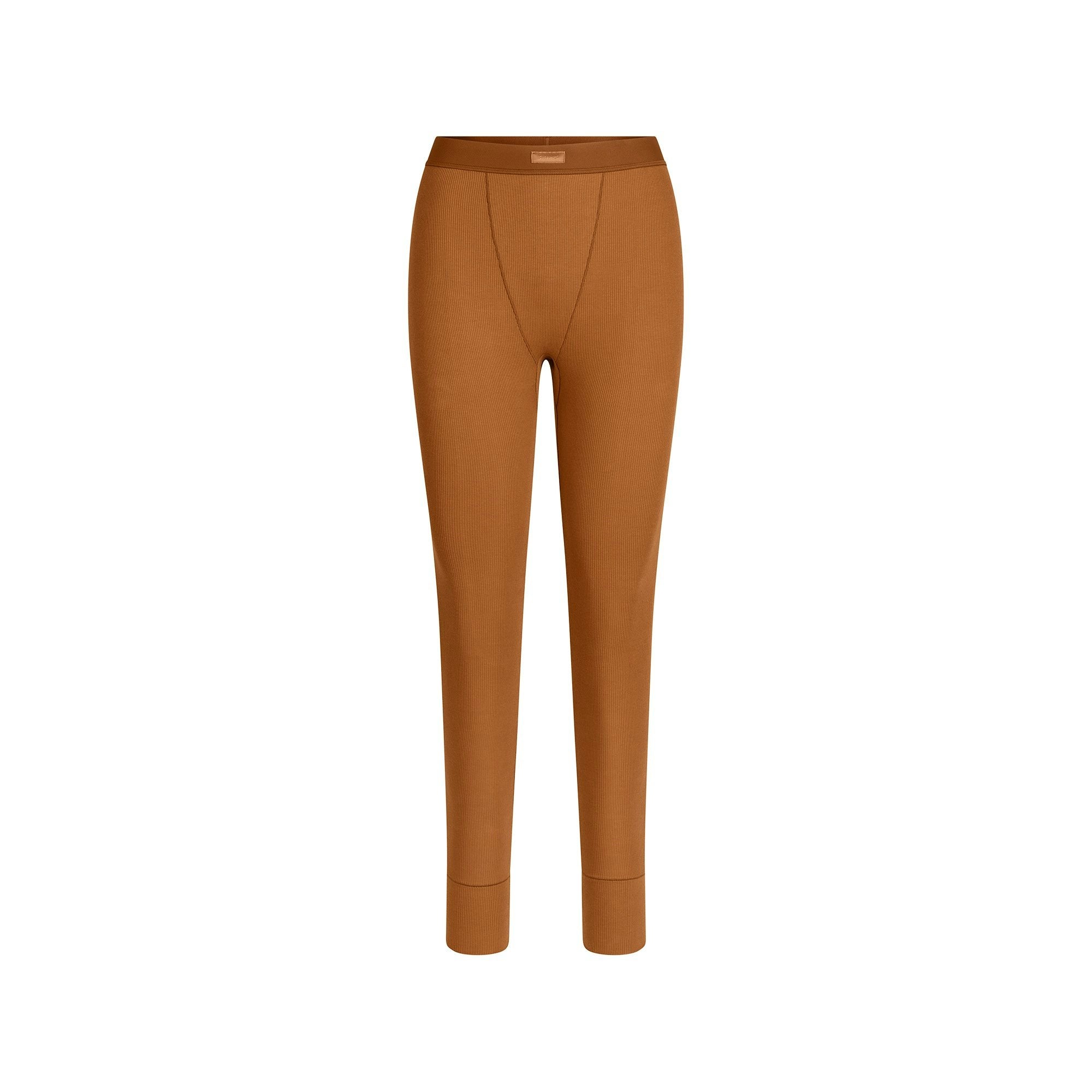 Skims Cotton Rib Legging Chai