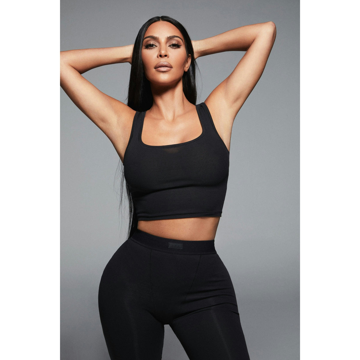 Skims Cotton Rib Legging Bone